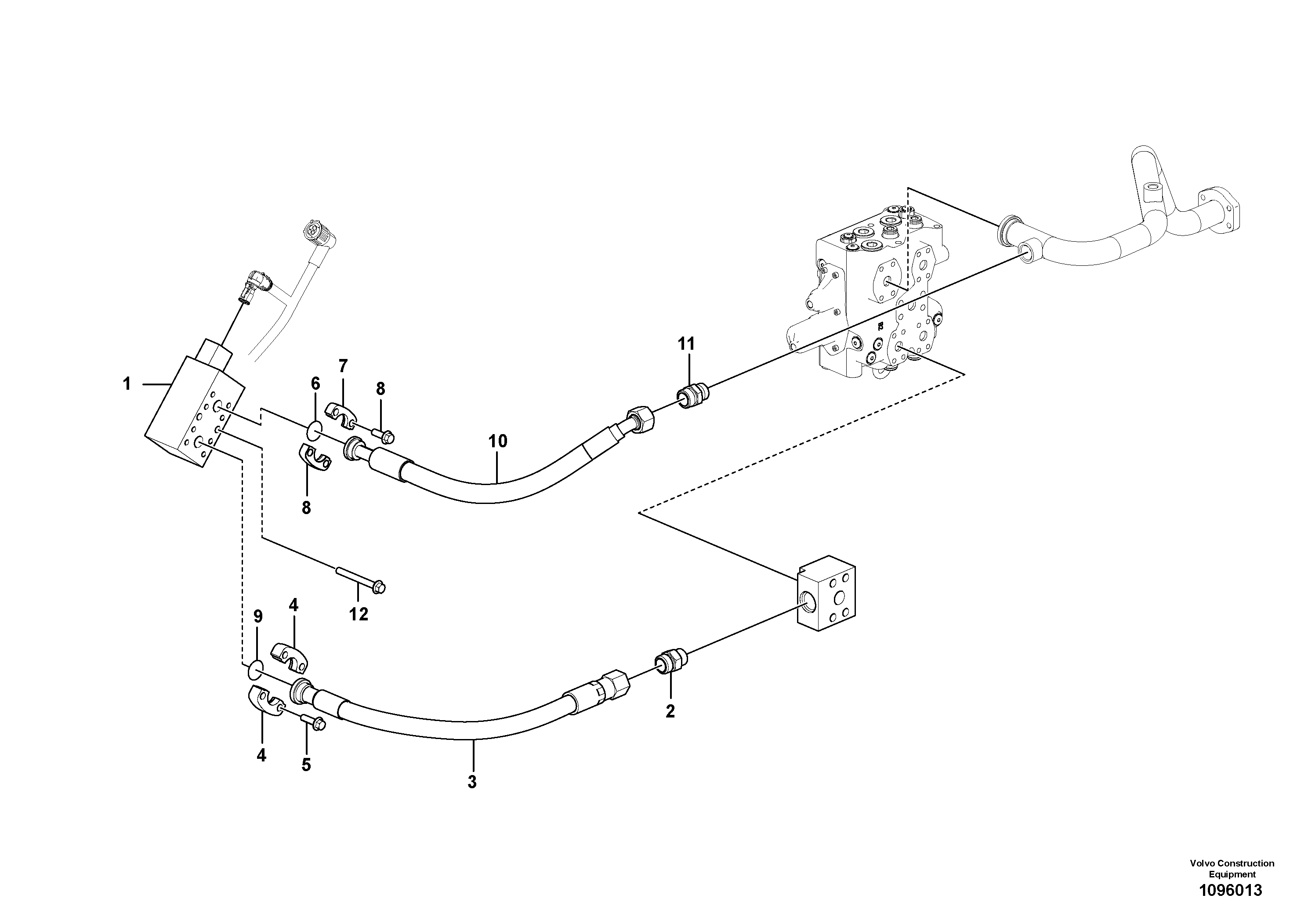Timing gear casing VOE17501595 VOLVO