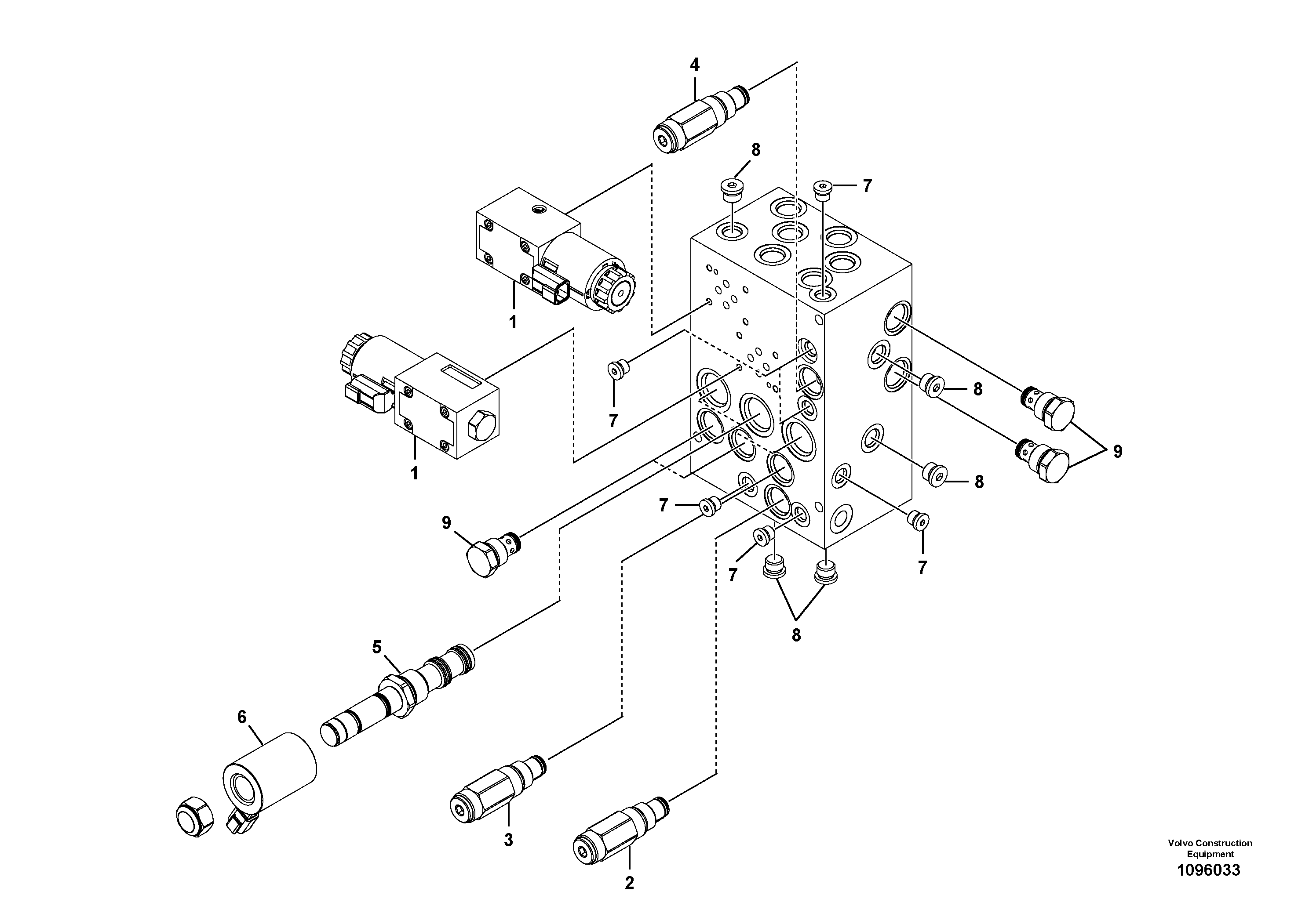 Hose support VOE17495246 VOLVO
