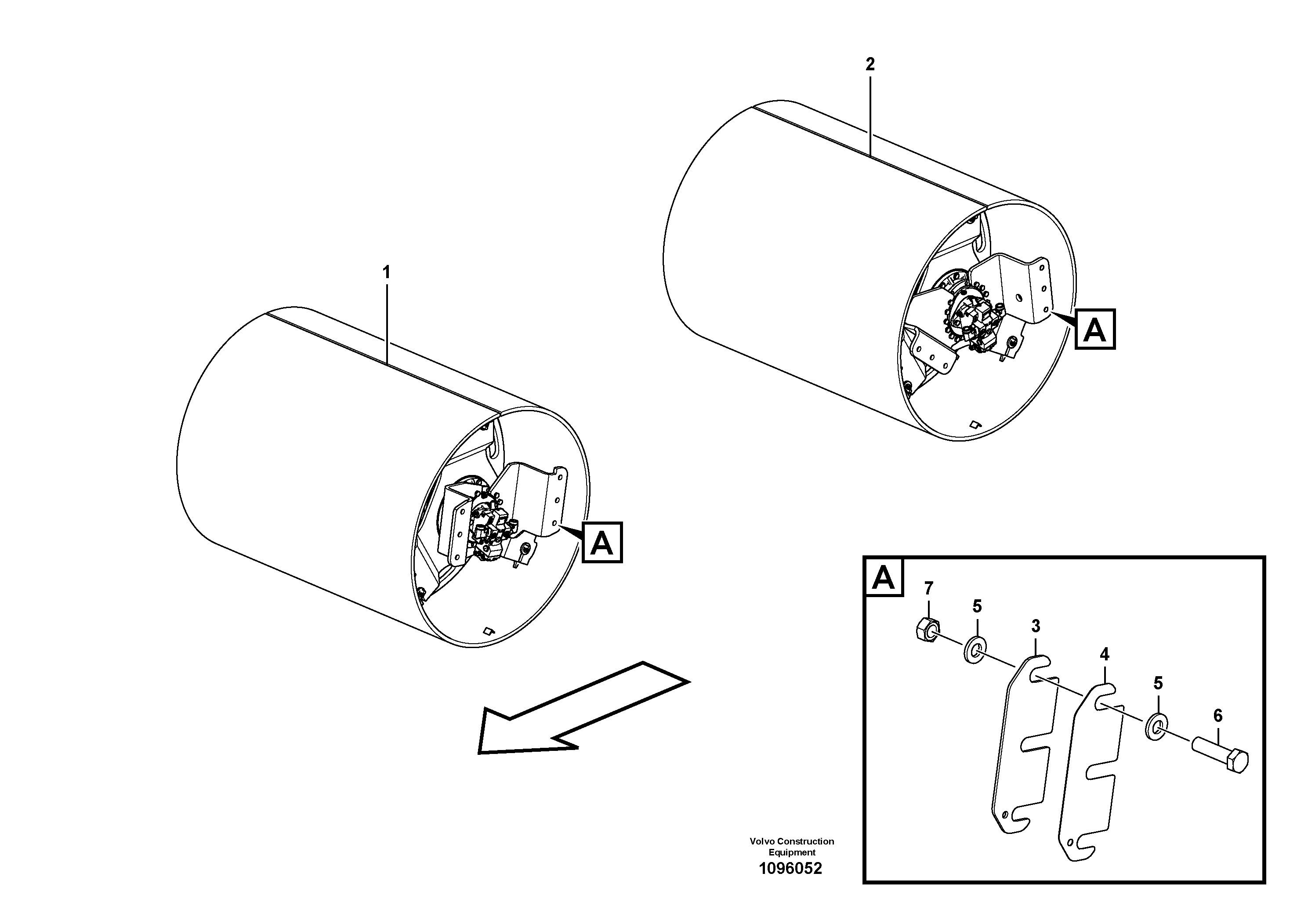 Balancer gasket VOE12835503 VOLVO