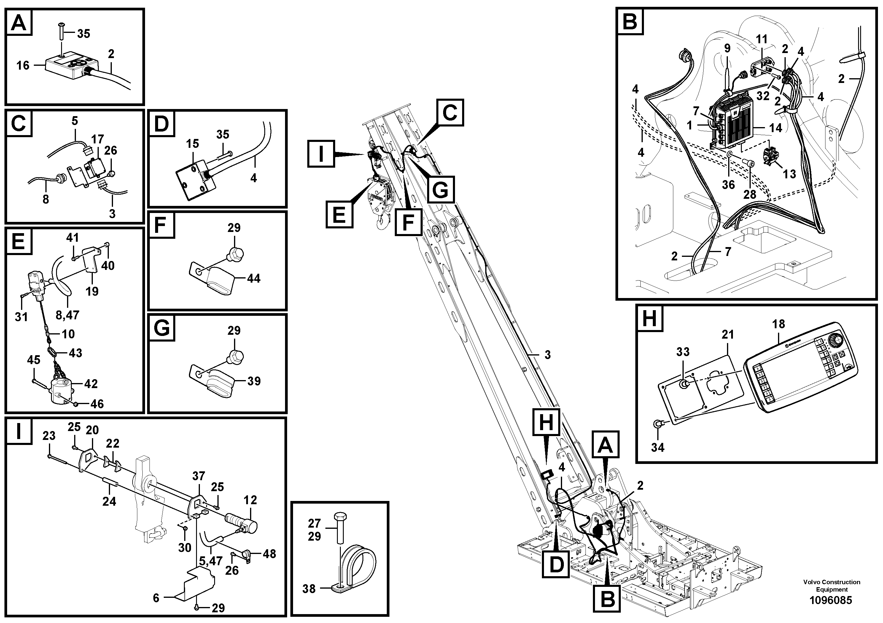 Seat frame VOE14731675 VOLVO