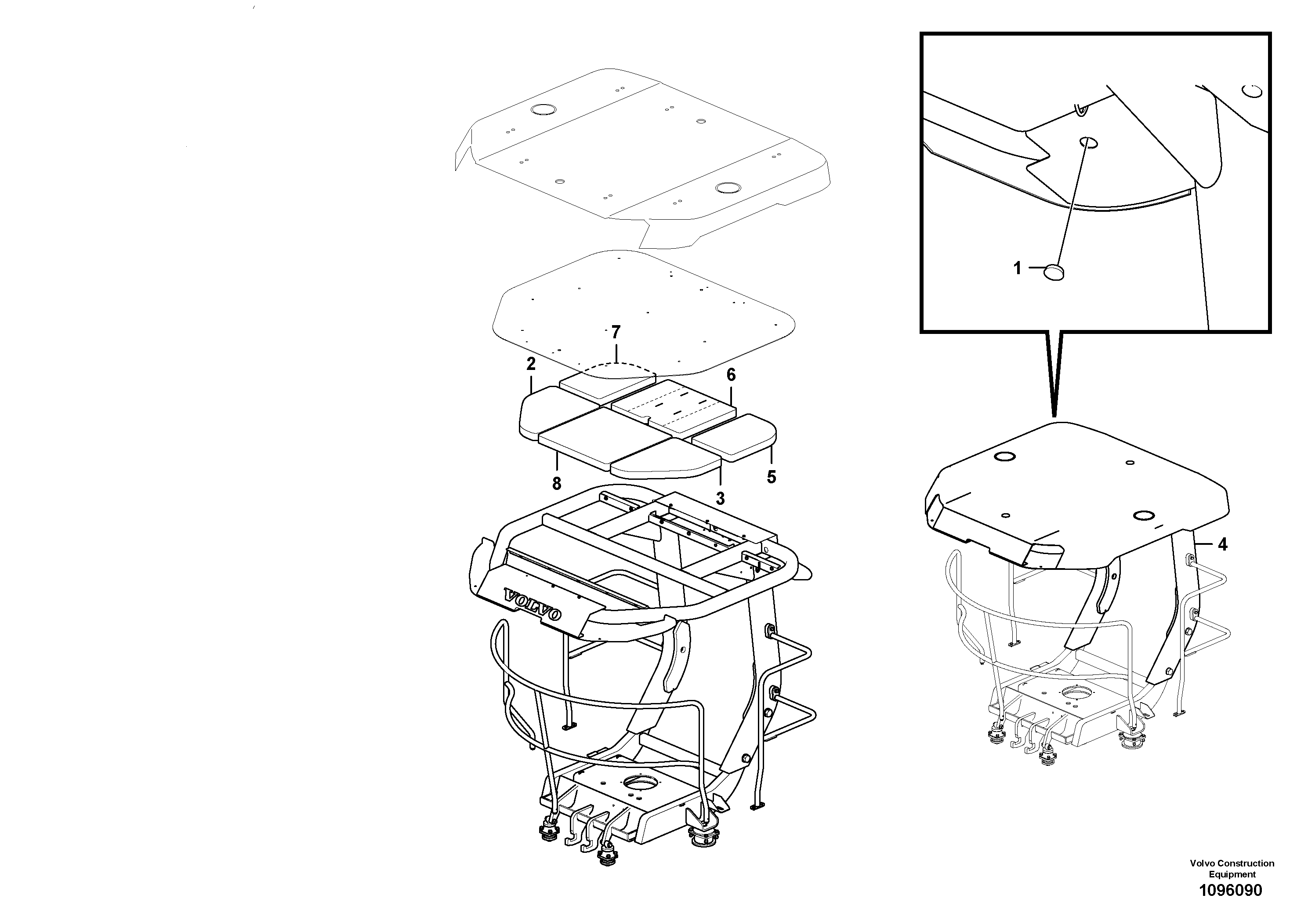 Holder VOE12837499 VOLVO