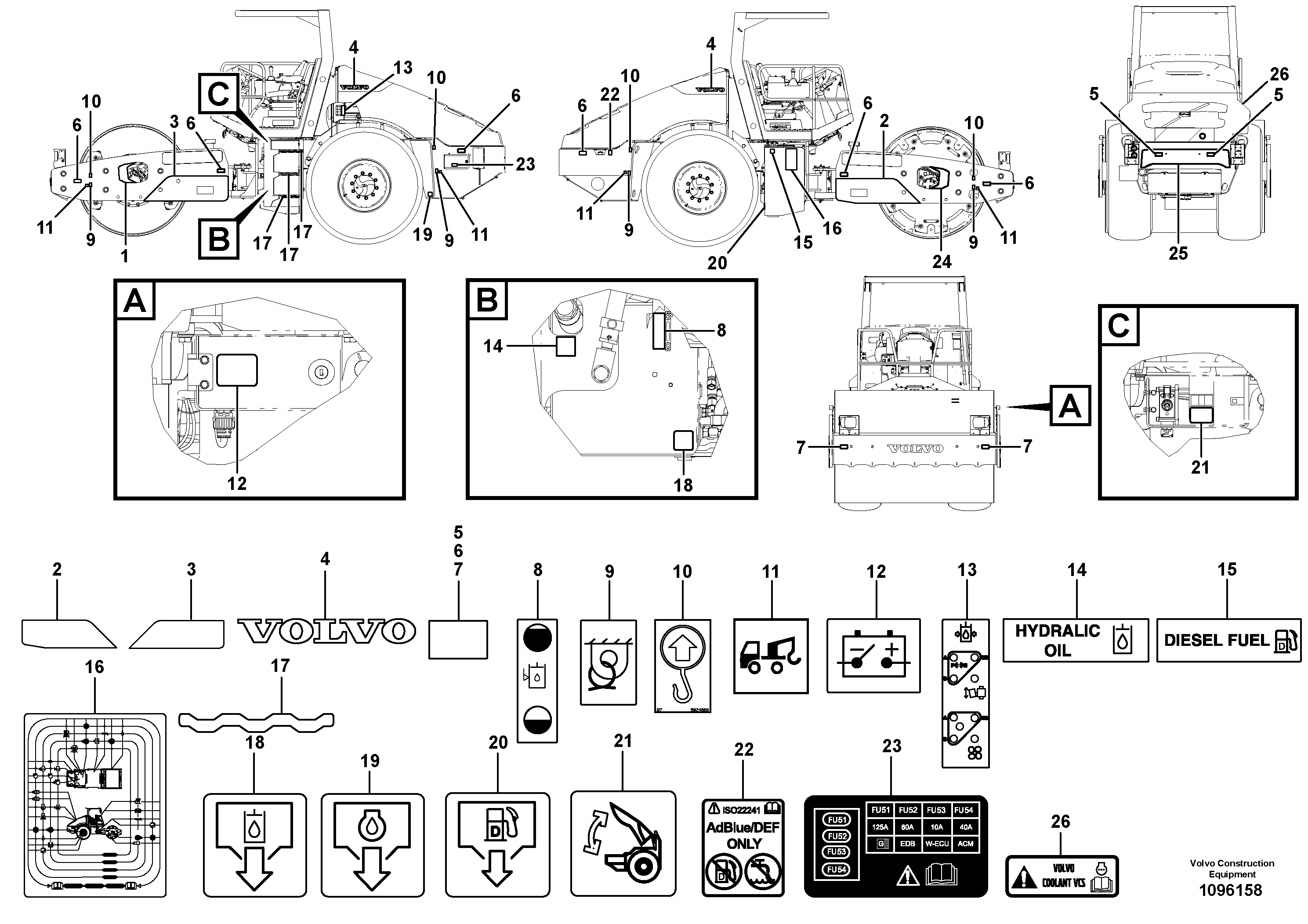 Cylinder Block VOE12835123 VOLVO