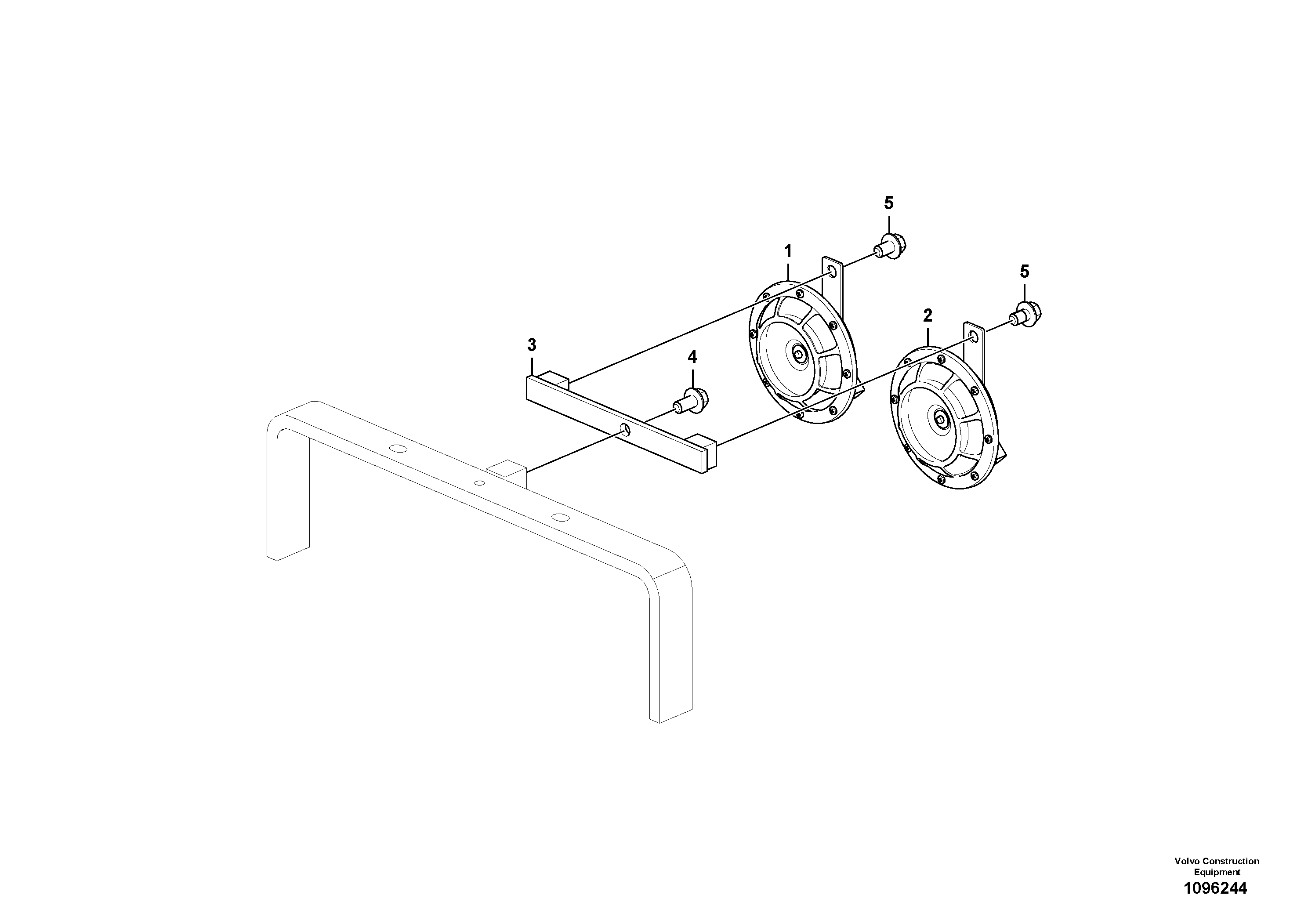 Seat frame VOE14702249 VOLVO