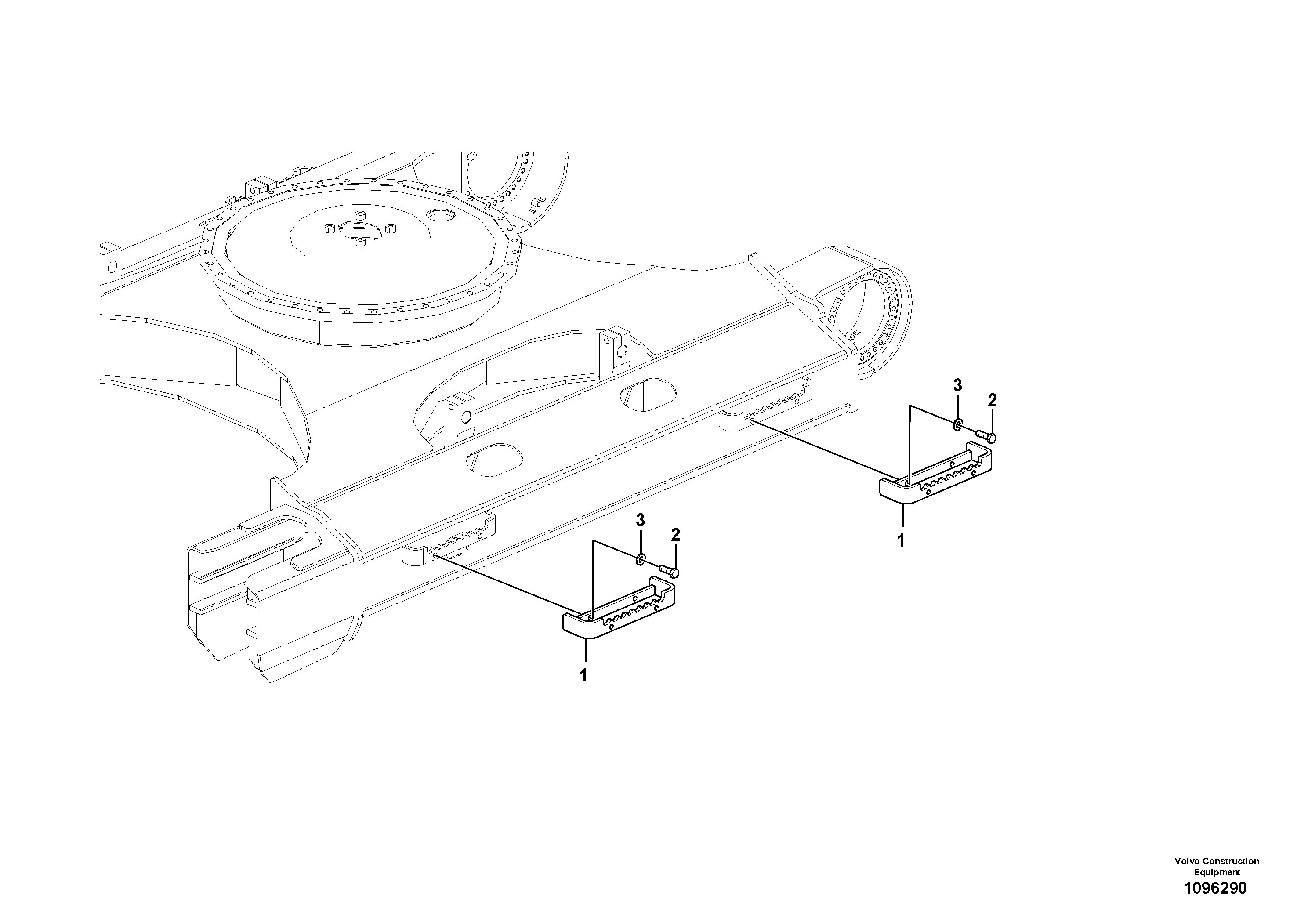 Pedal bracket R.h. VOE14733486 VOLVO