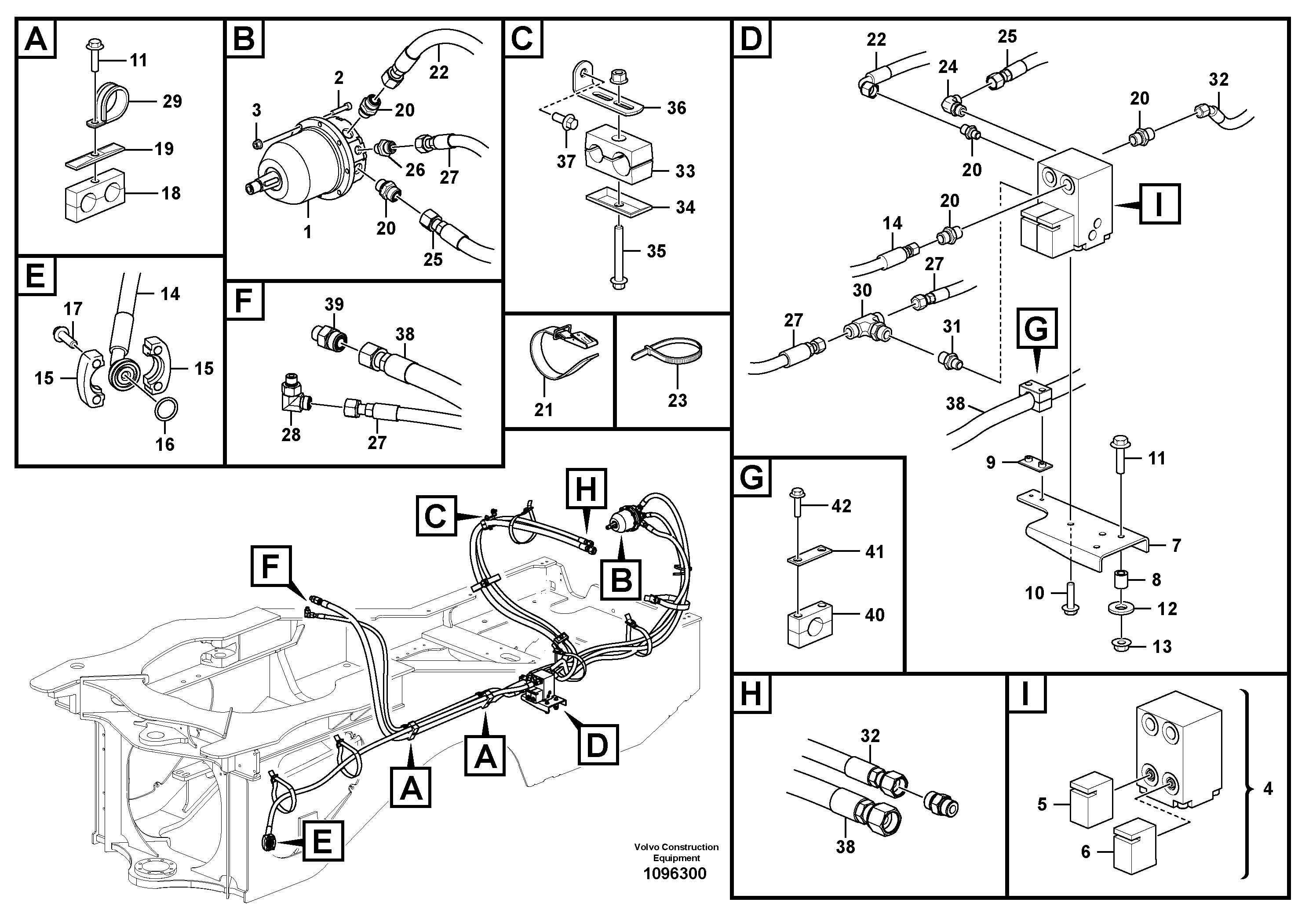 Seat frame VOE17222069 VOLVO