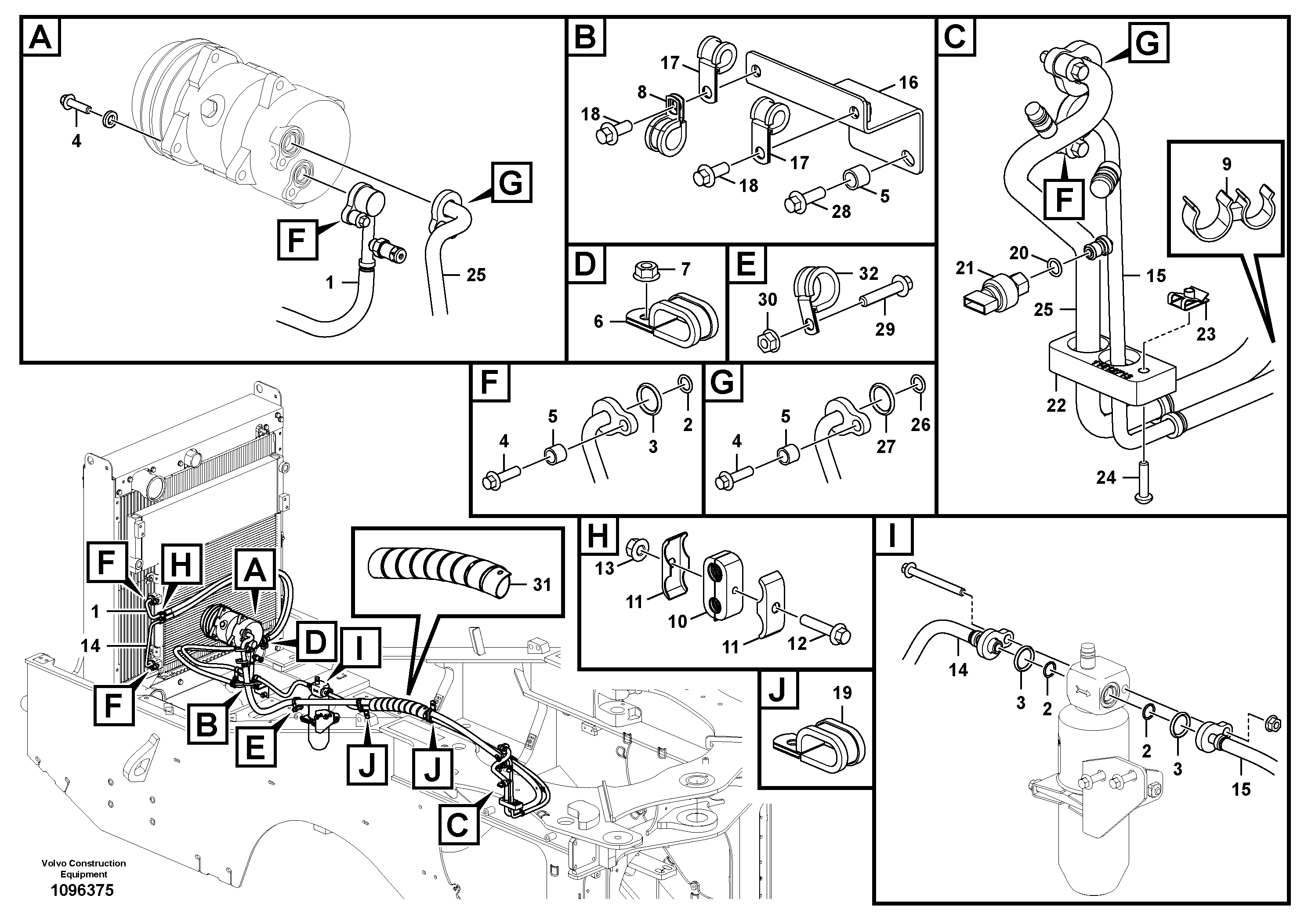 Timing gear casing VOE16916014 VOLVO