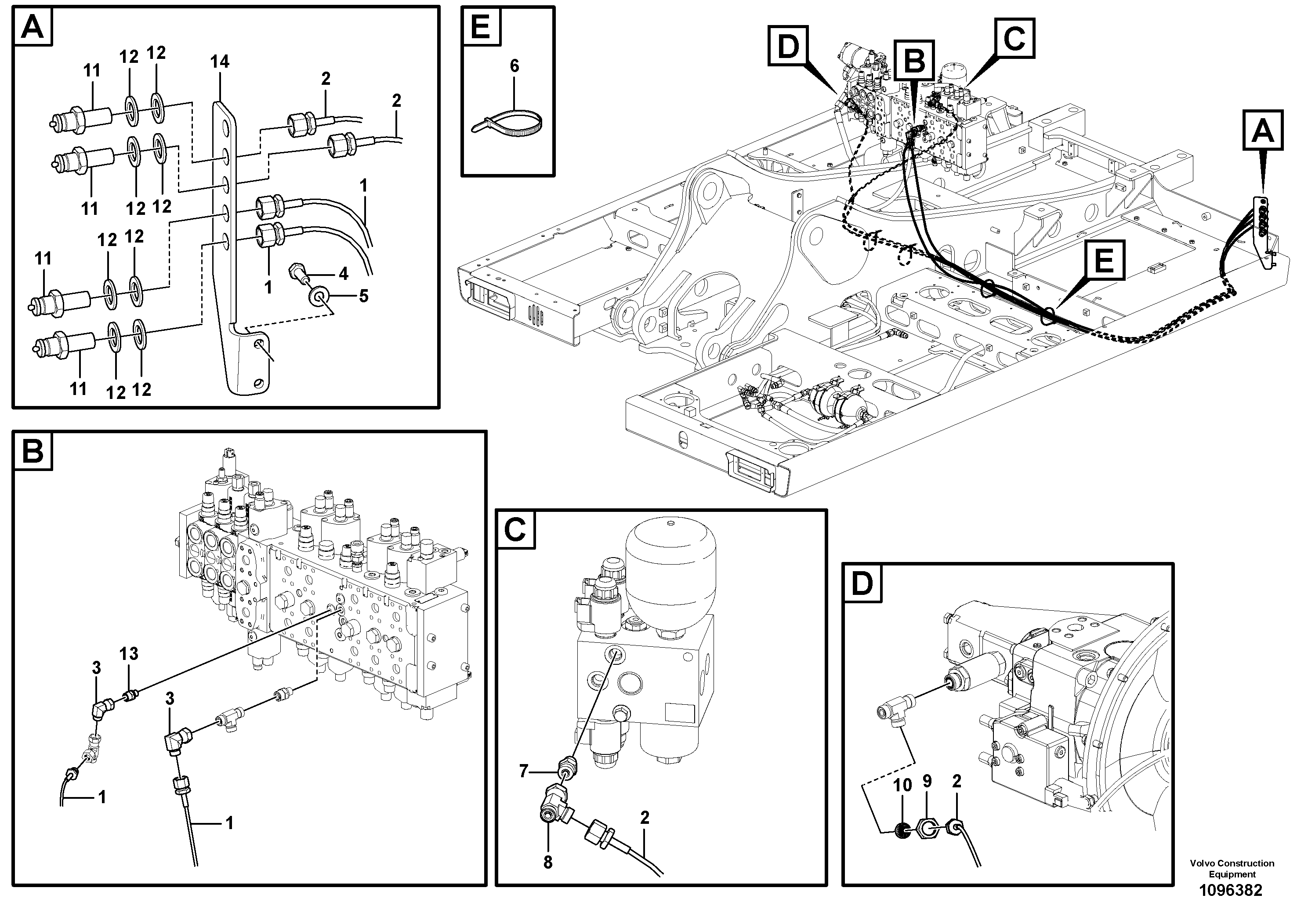 Seat frame VOE14727826 VOLVO