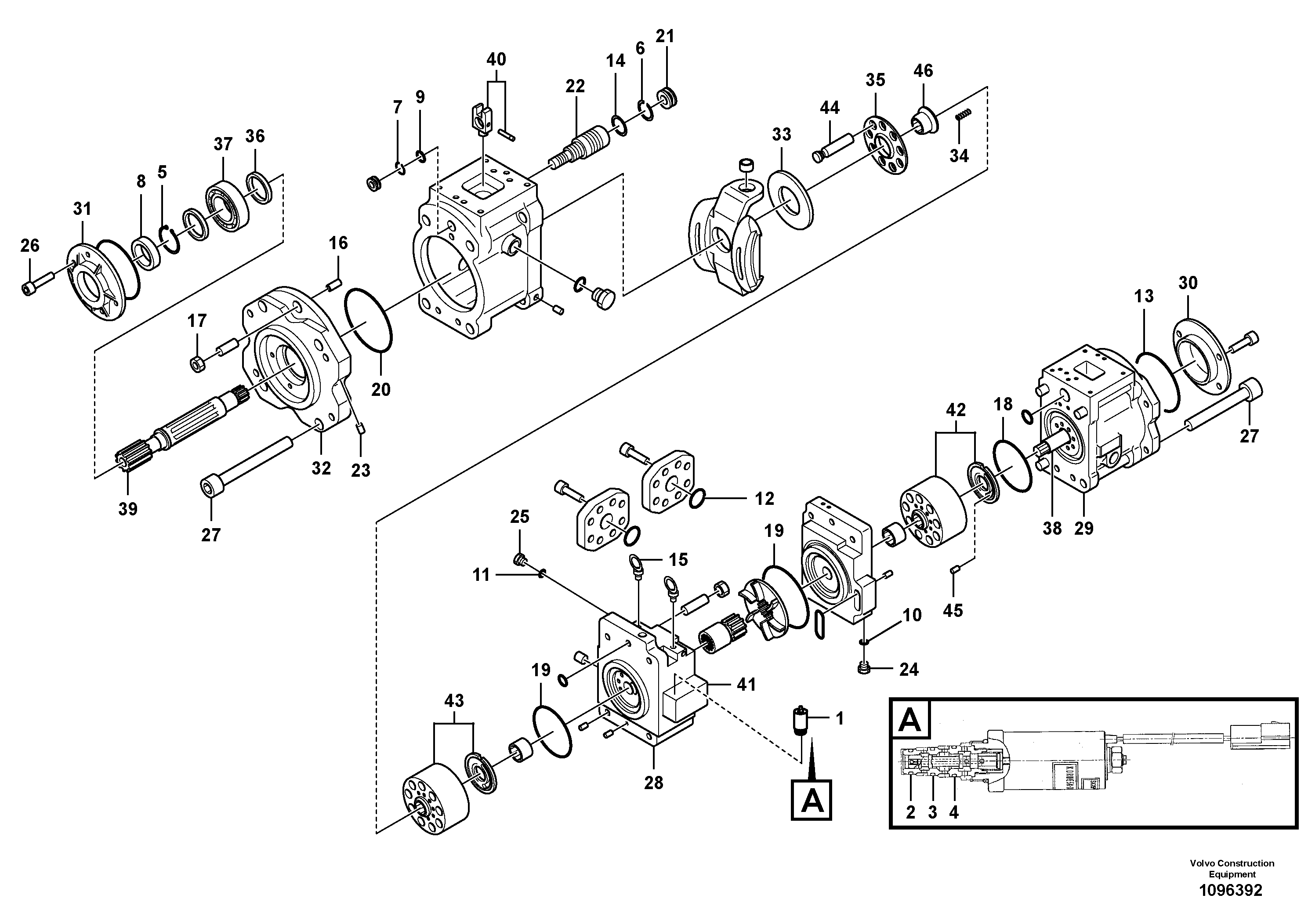 Cable harness,upper.s VOE14723564 VOLVO