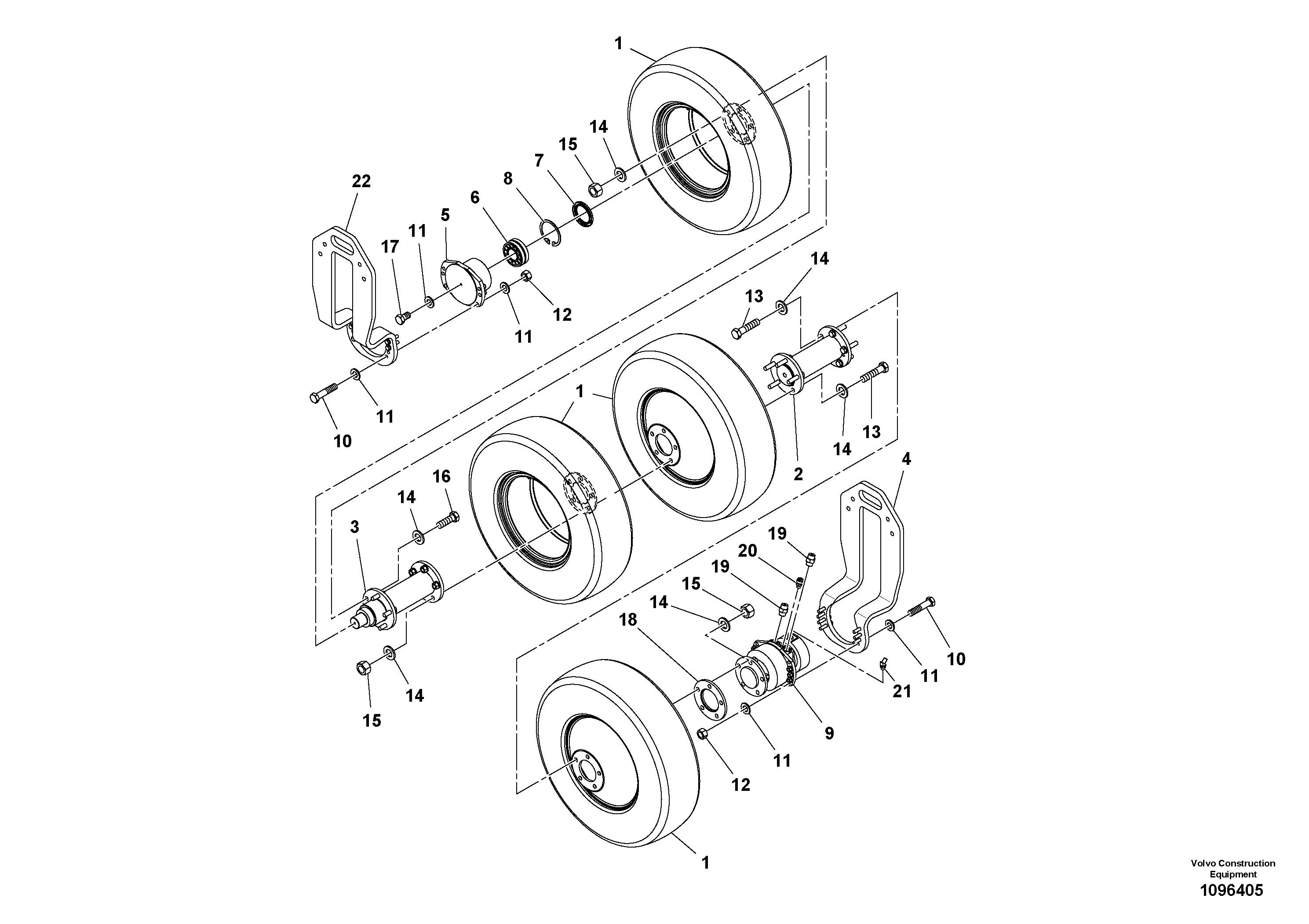 Mounting rail RM96704507 VOLVO