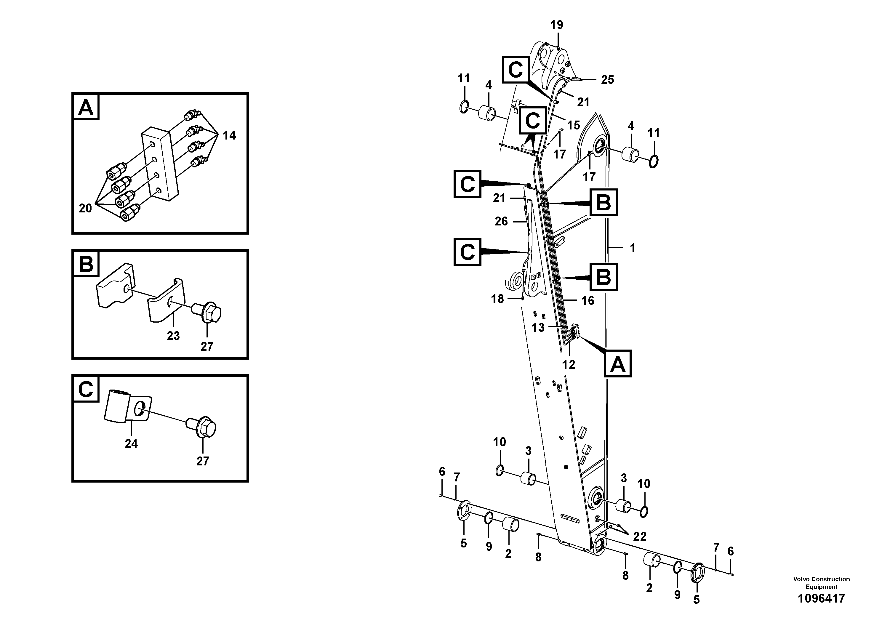 Arm VOE14722884 VOLVO