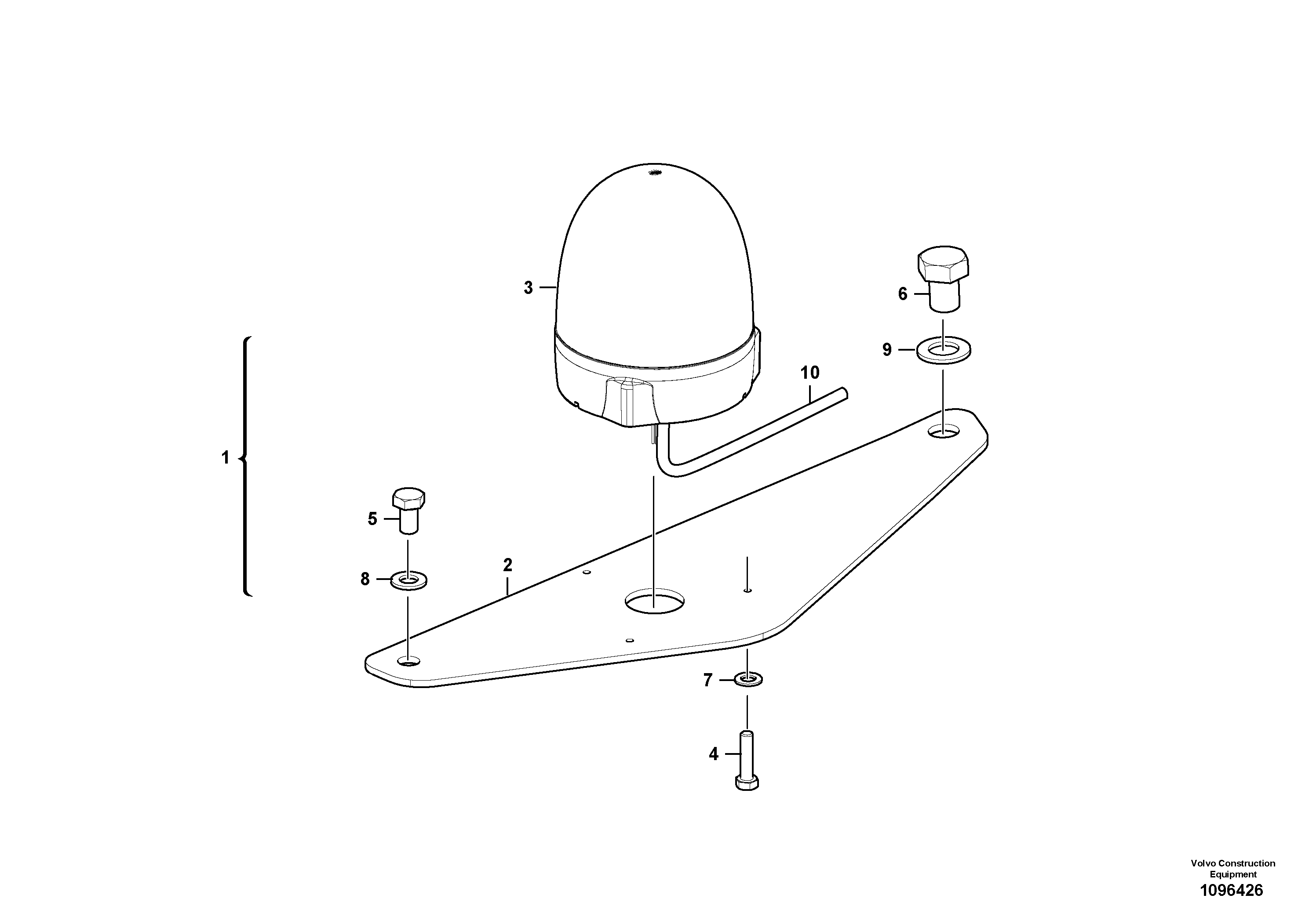 For upper engine part TEL6350520 VOLVO