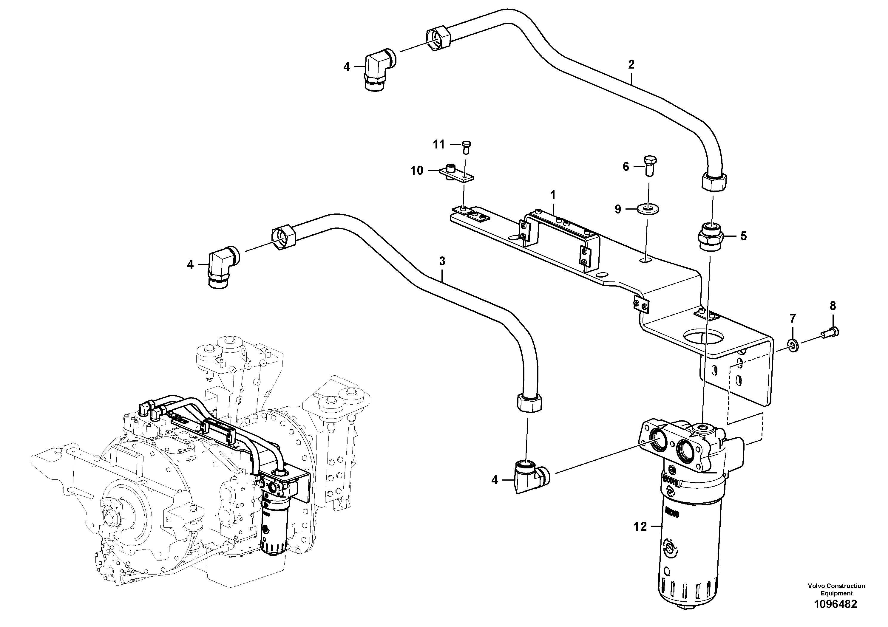 Seat frame TEL9210702 VOLVO