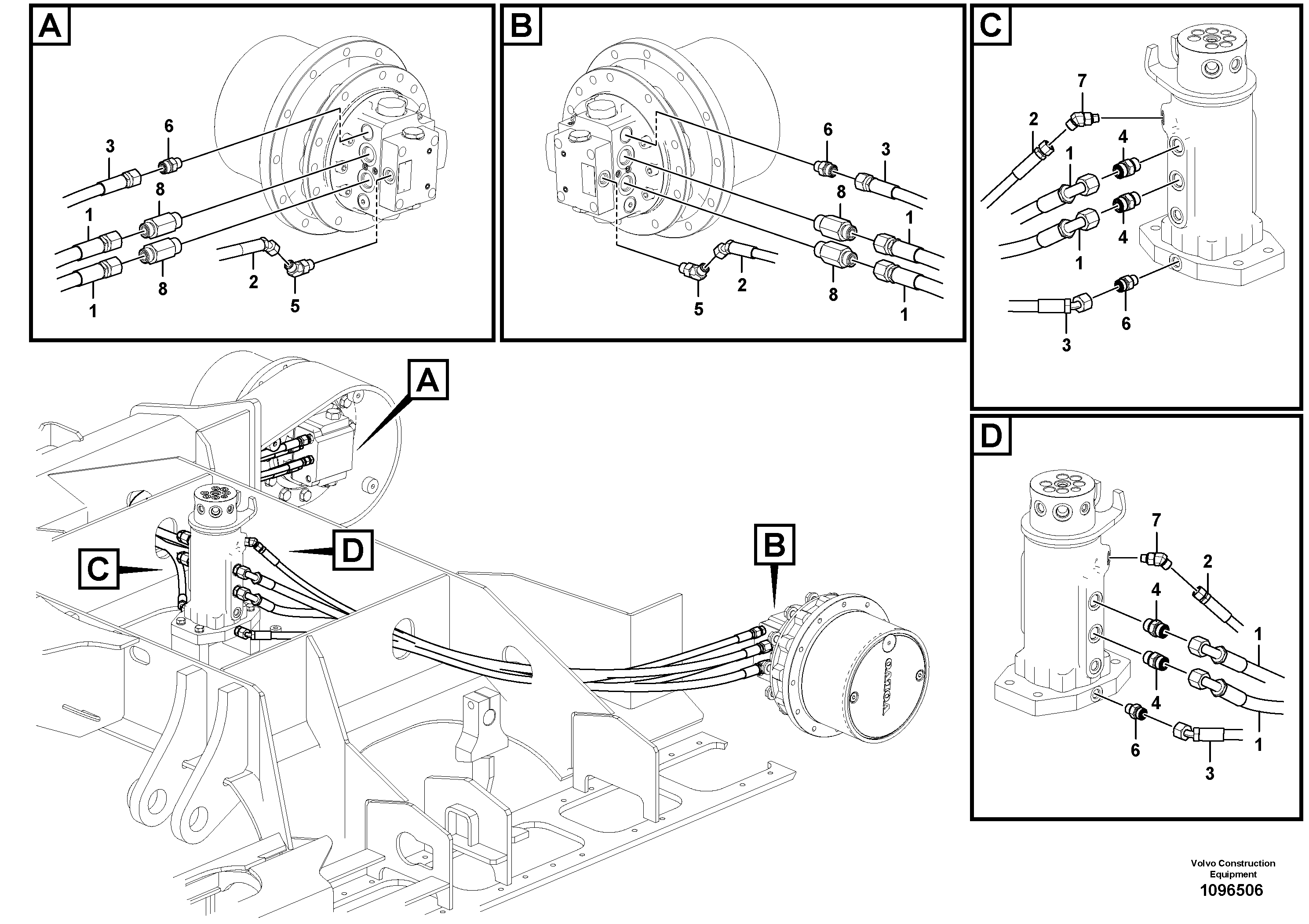 Timing gear casing VOE15801262 VOLVO