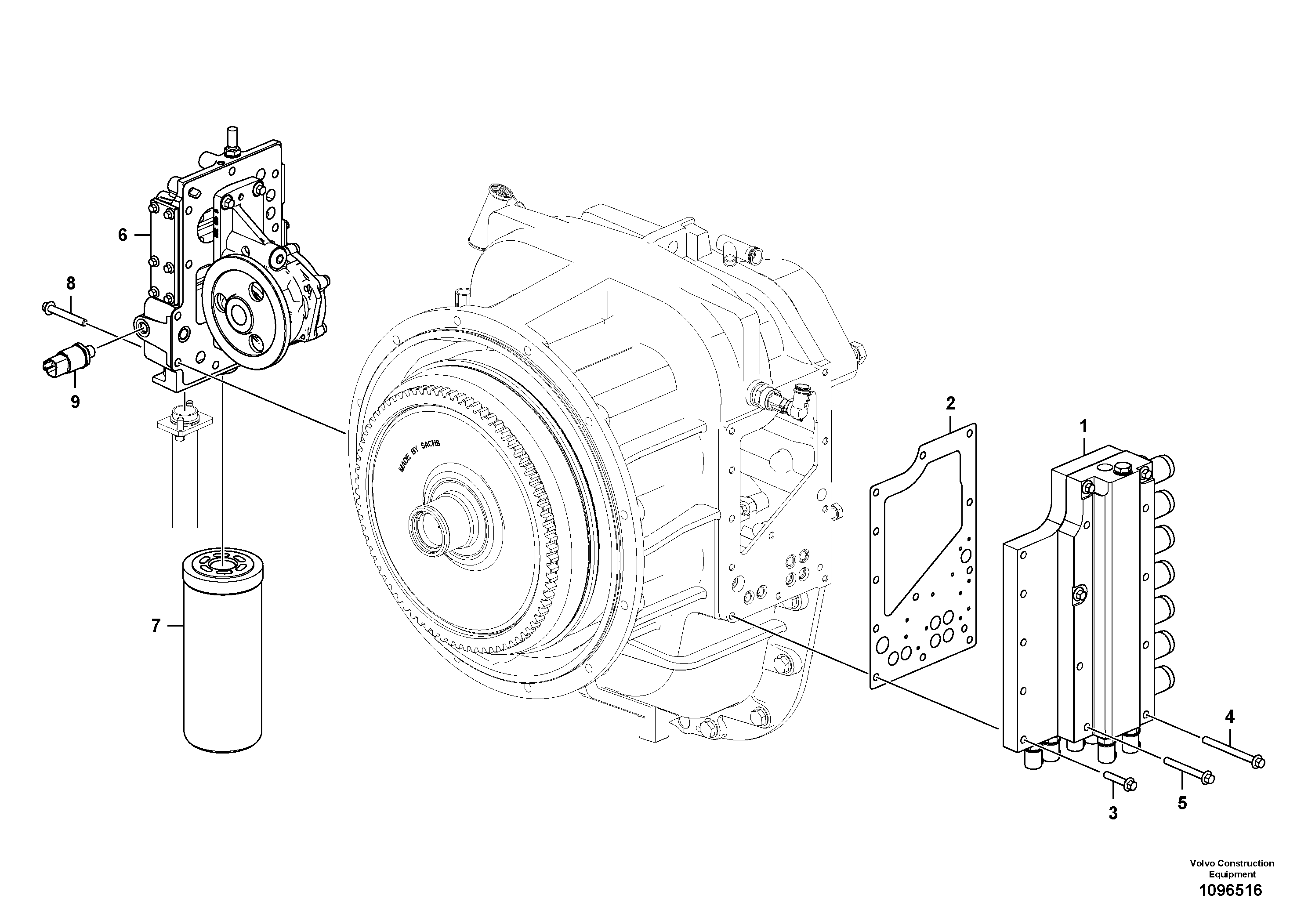 Boom secondary VOE17488055 VOLVO