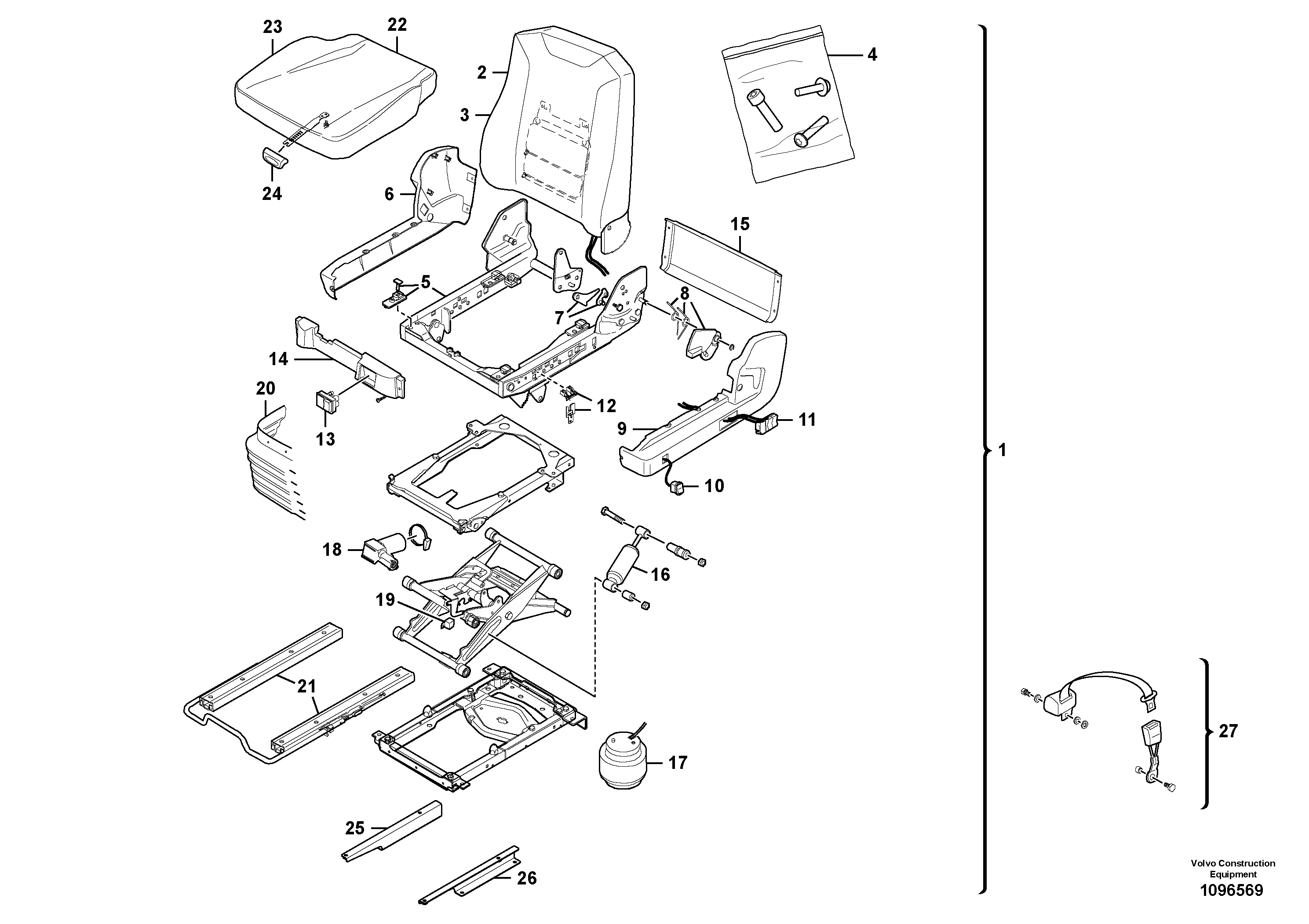Pressure valve VOE17508705 VOLVO