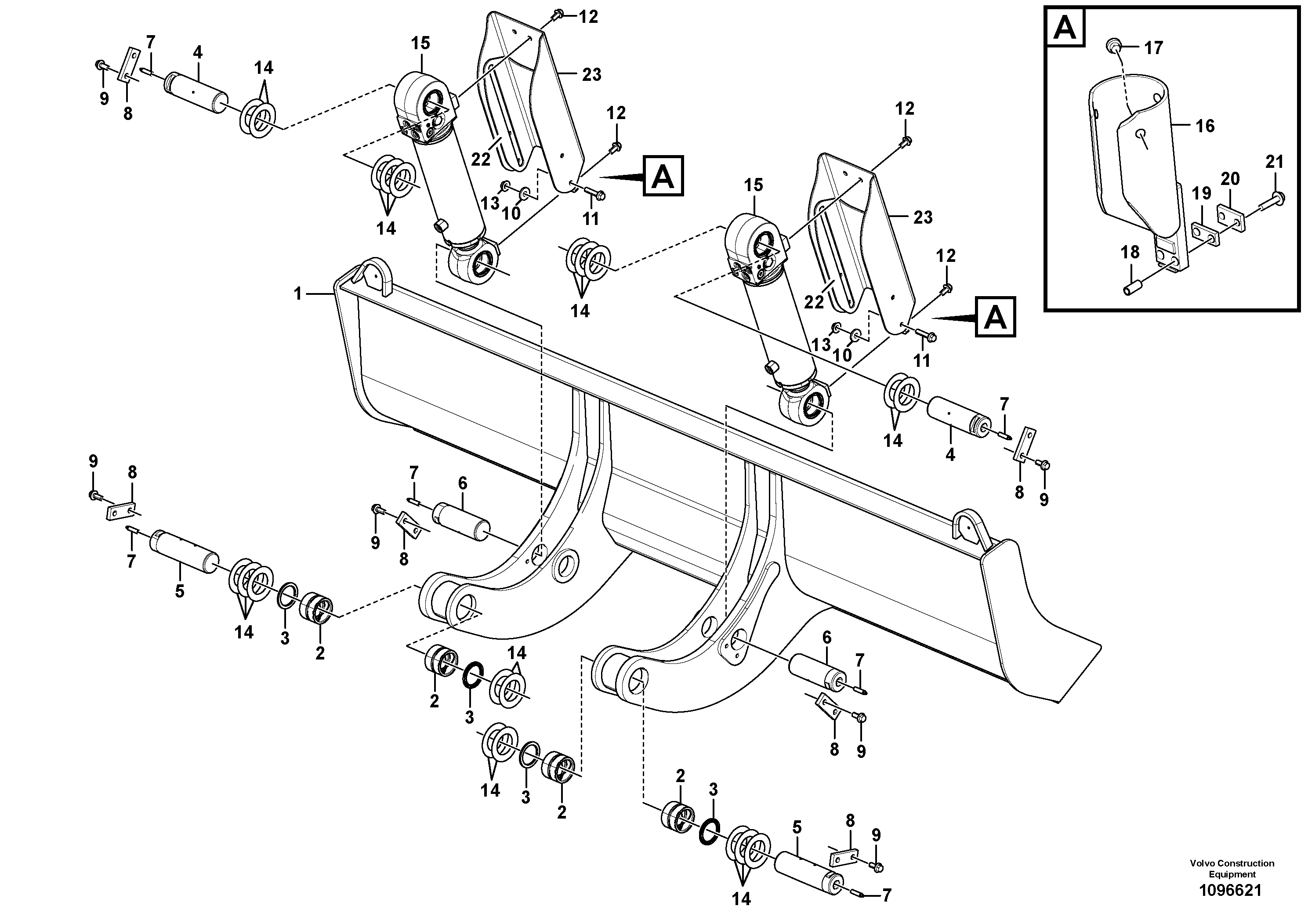 Rec.housing VOE14626554 VOLVO