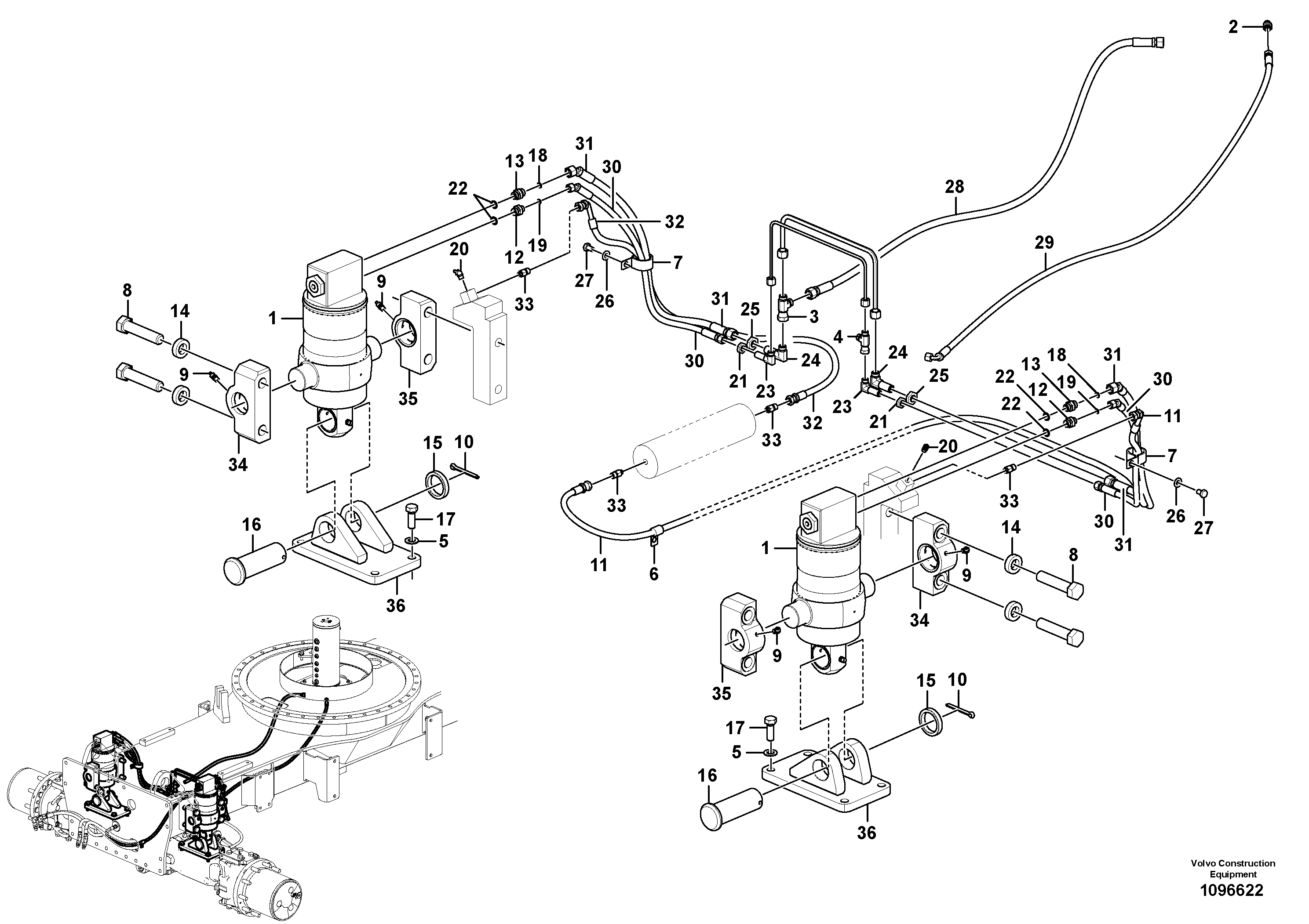 Seat frame VOE14649527 VOLVO