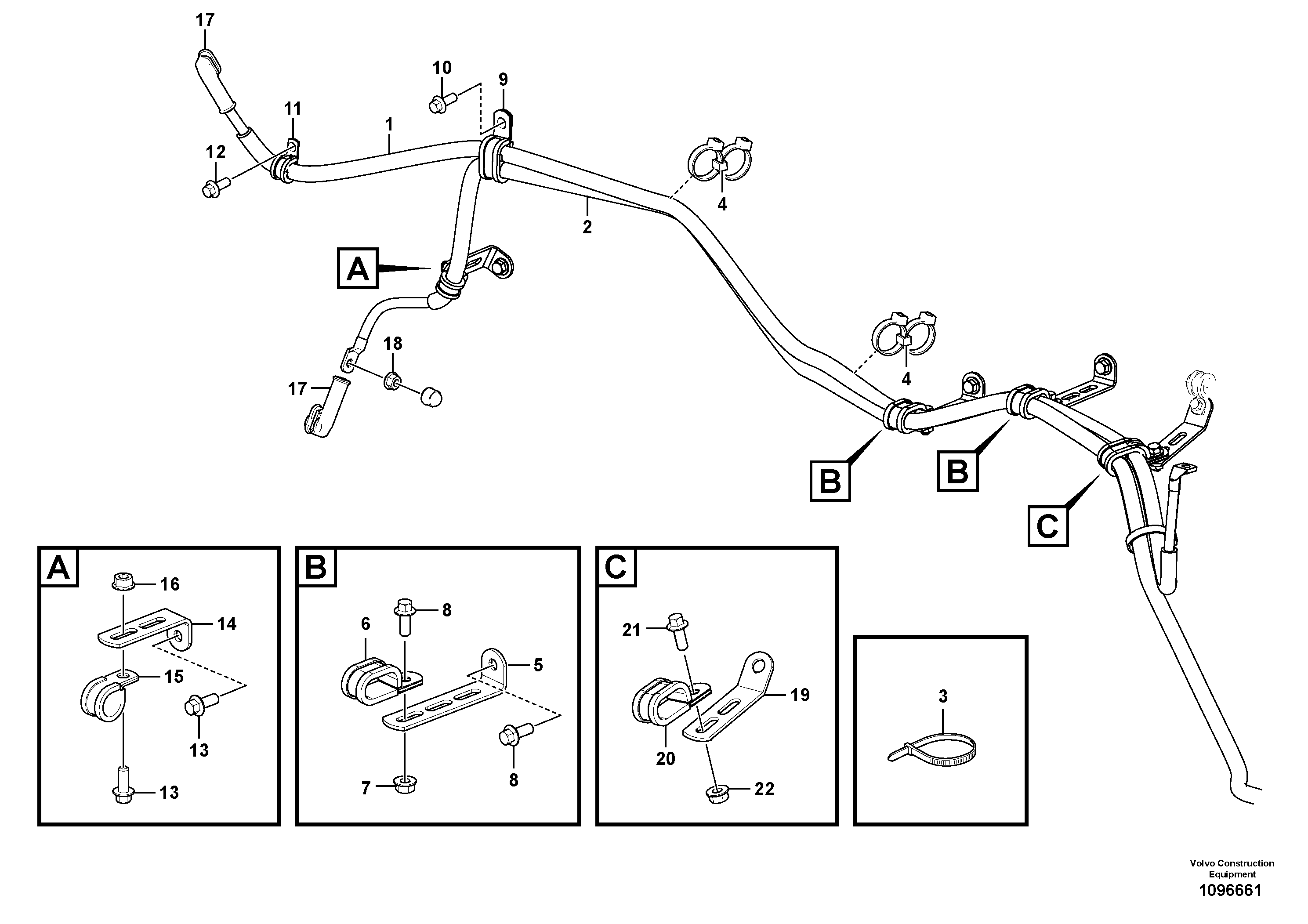 Seat frame VOE16932289 VOLVO