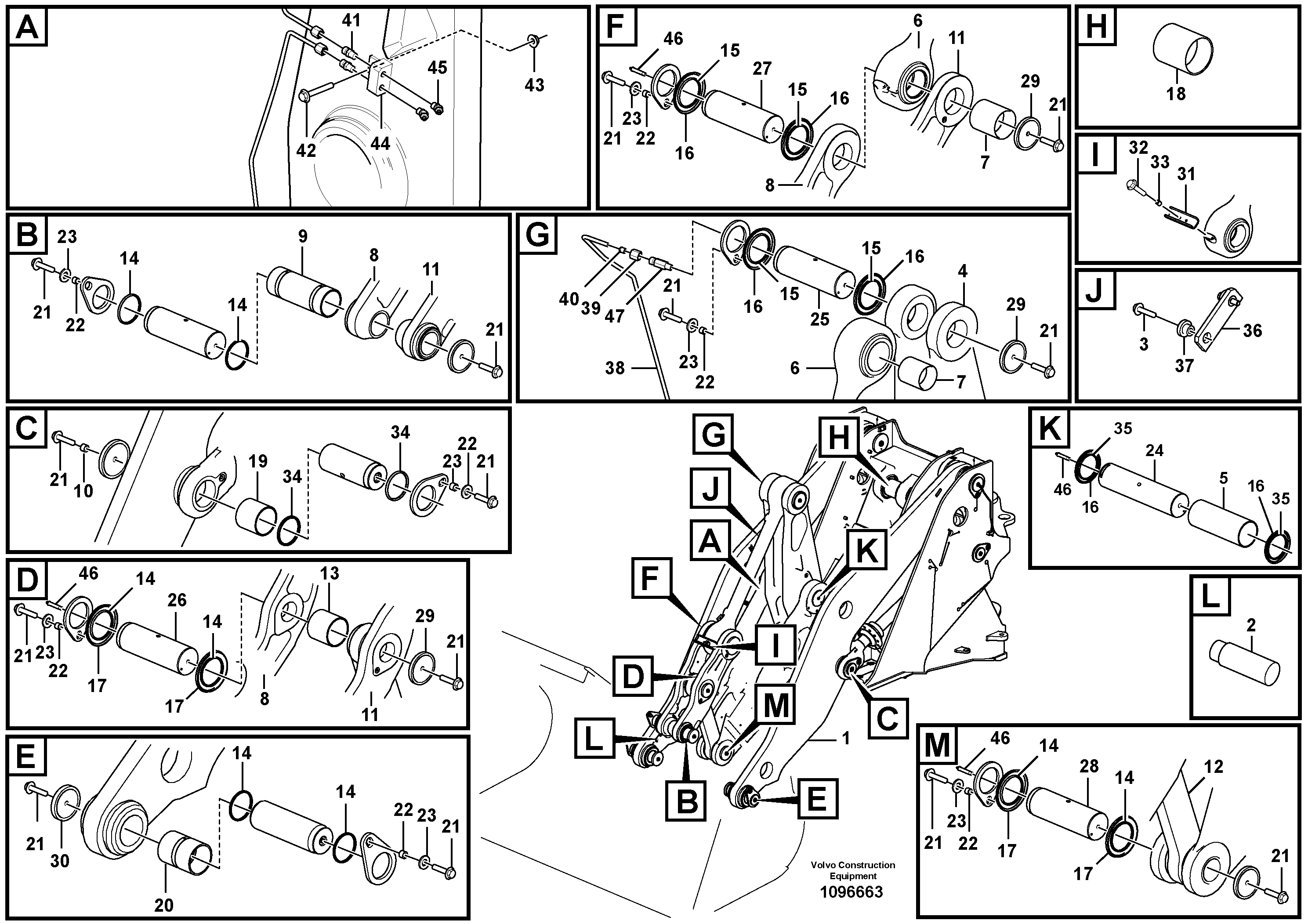 Lifting Frame Work VOE16906523 VOLVO