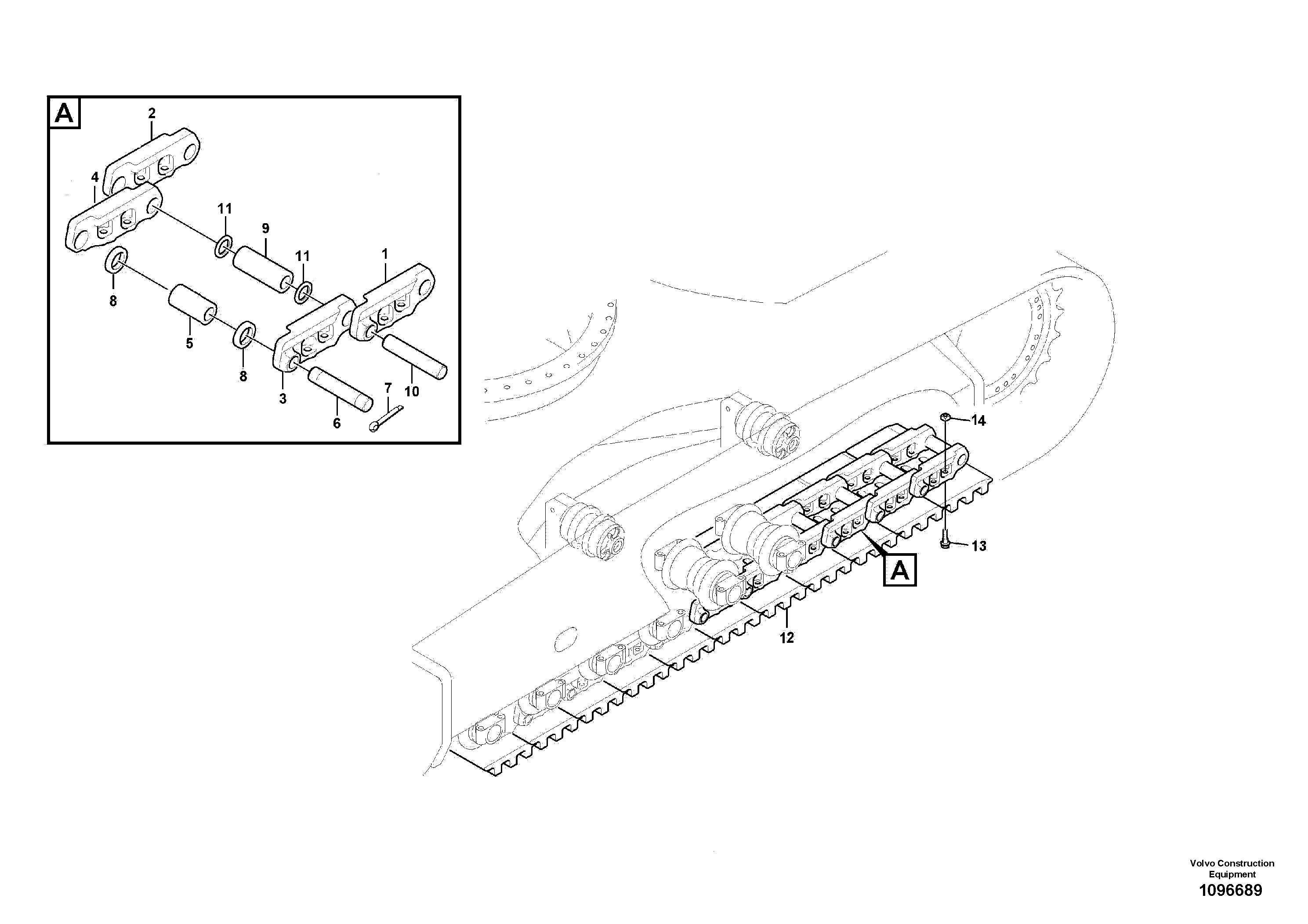 Swg Lk Cylinder VOE14739485 VOLVO