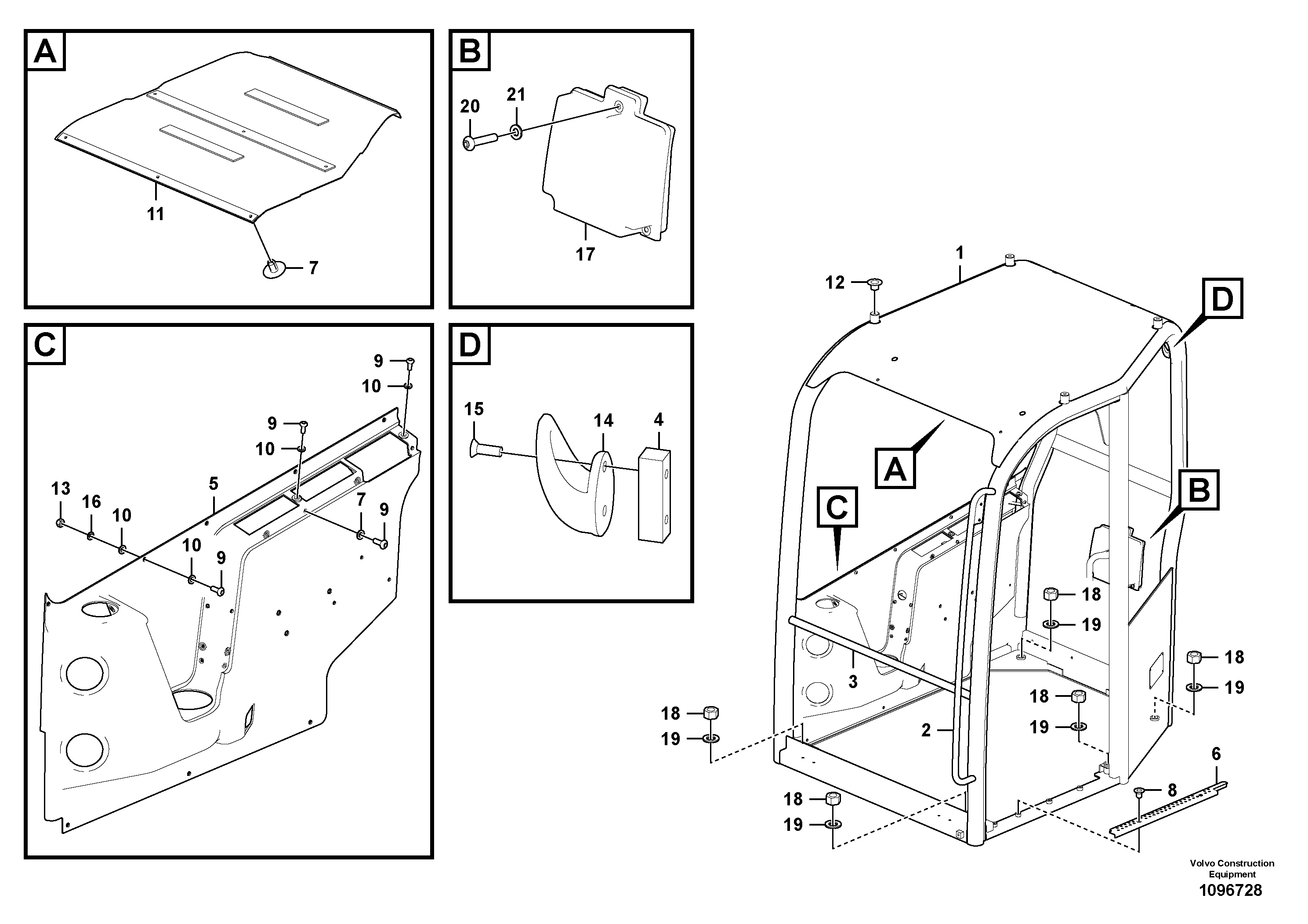 Engine heater VOE60110097 VOLVO