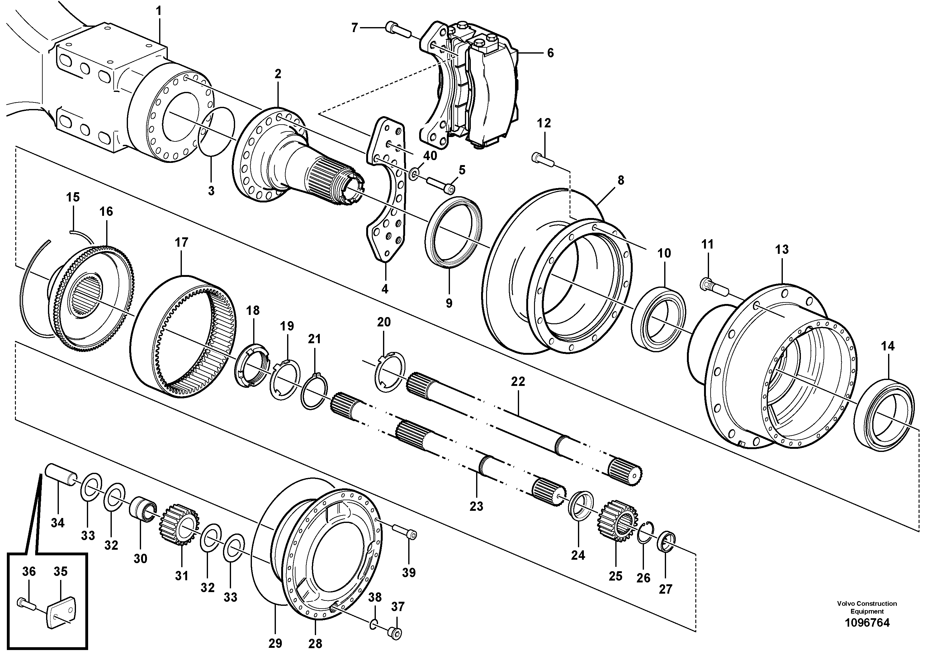 Hub VOE17232918 VOLVO