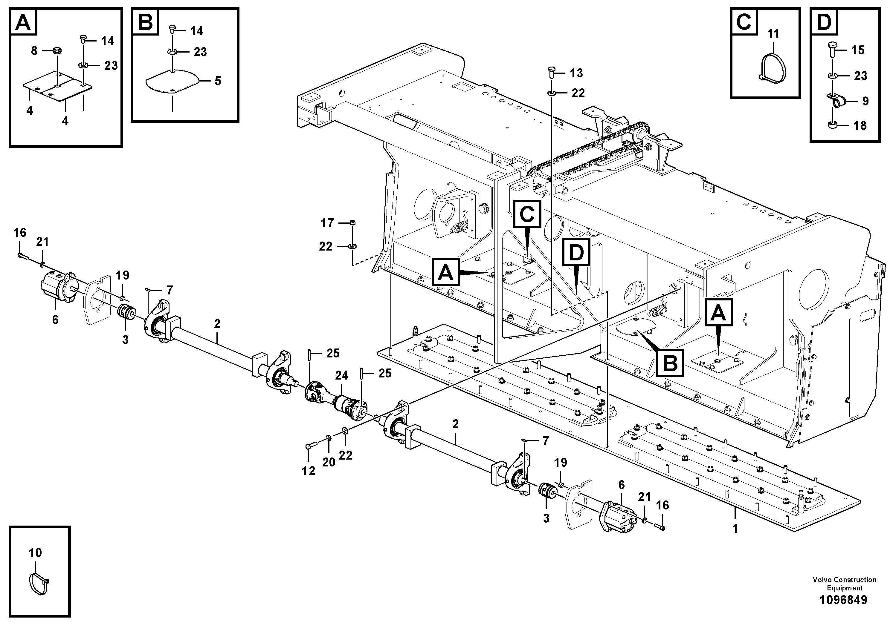 Peg, smooth VOE12837133 VOLVO
