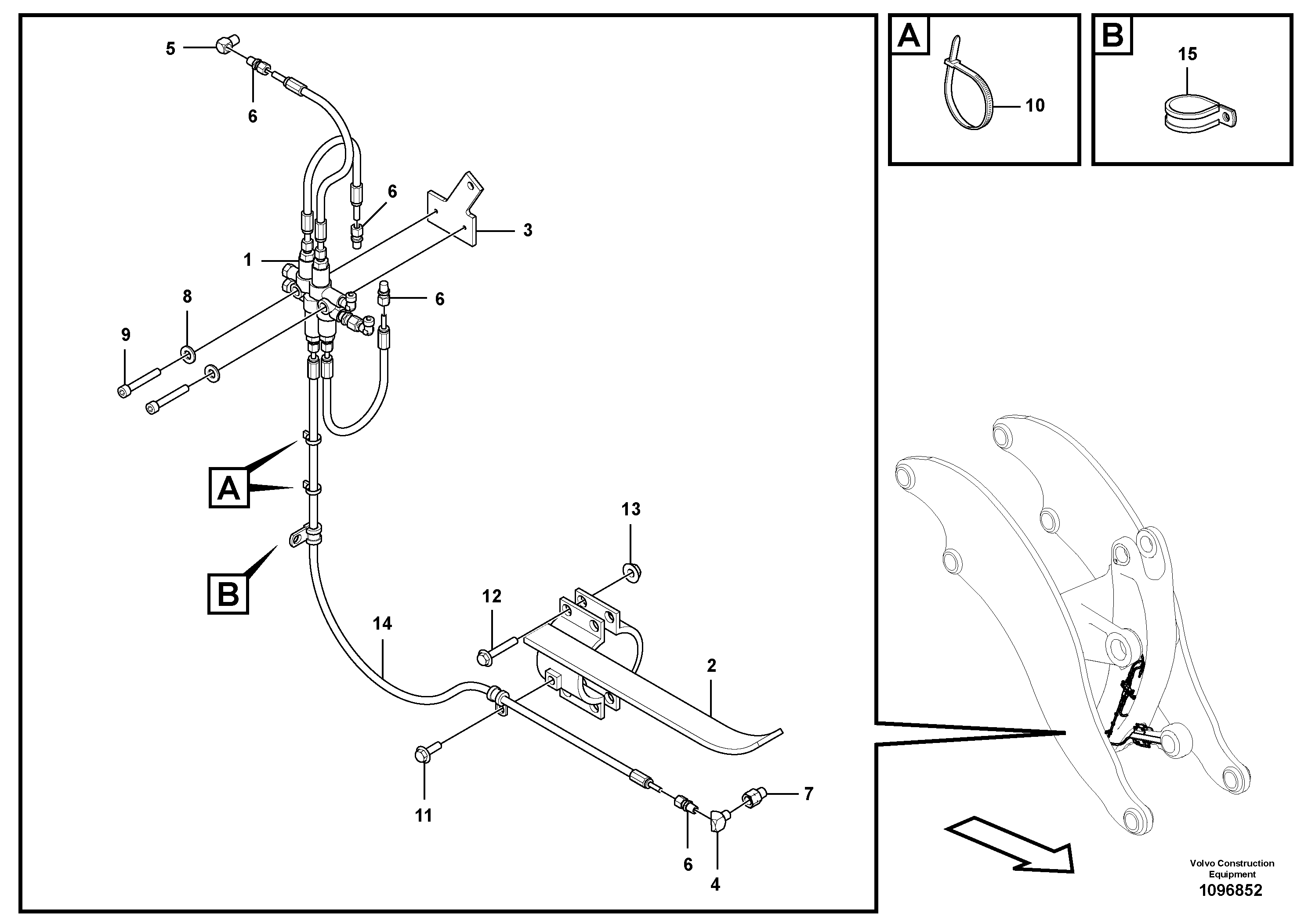 Timing gear casing VOE16922845 VOLVO