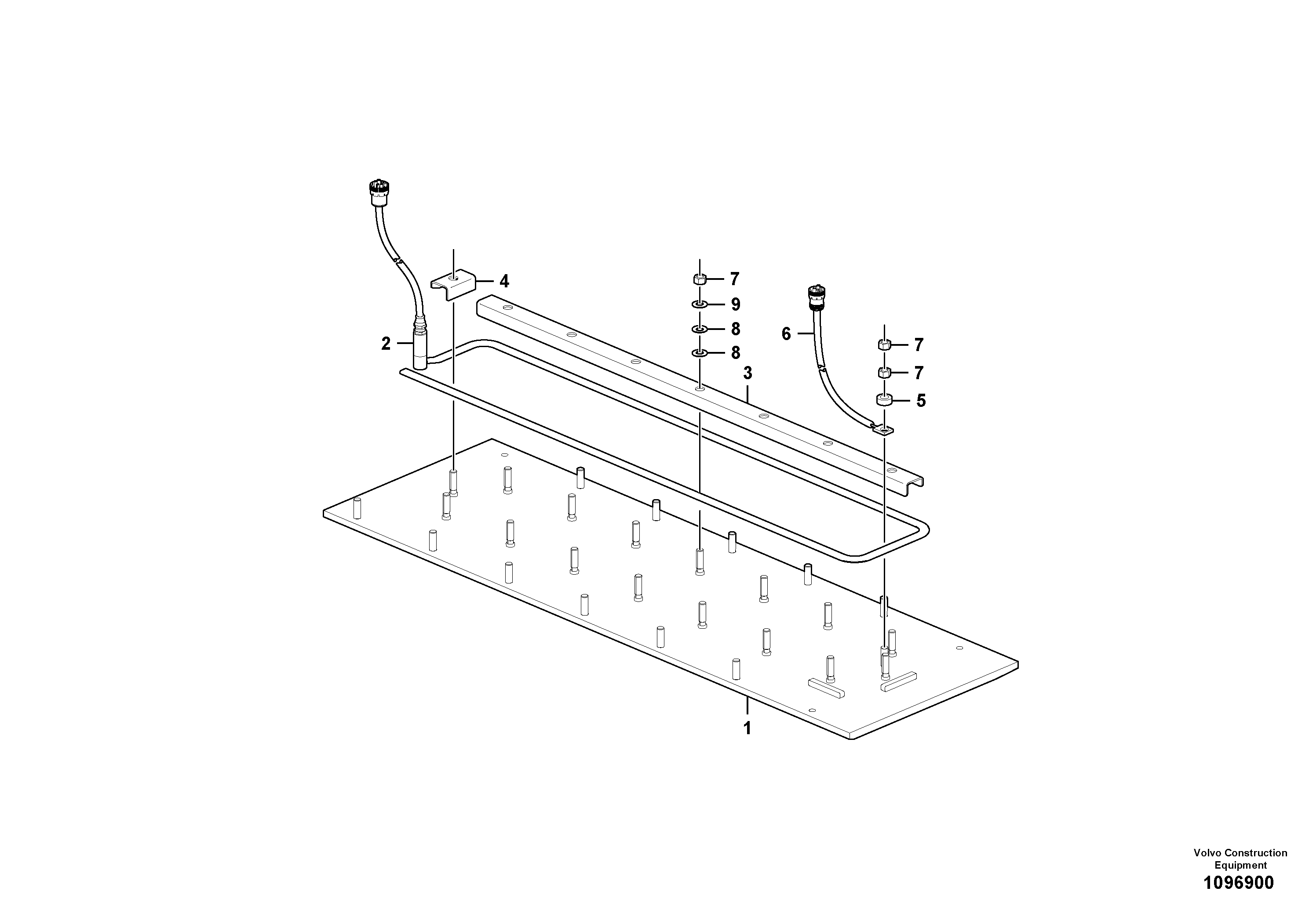 Support, 2000 l/2300 l VOE12836928 VOLVO