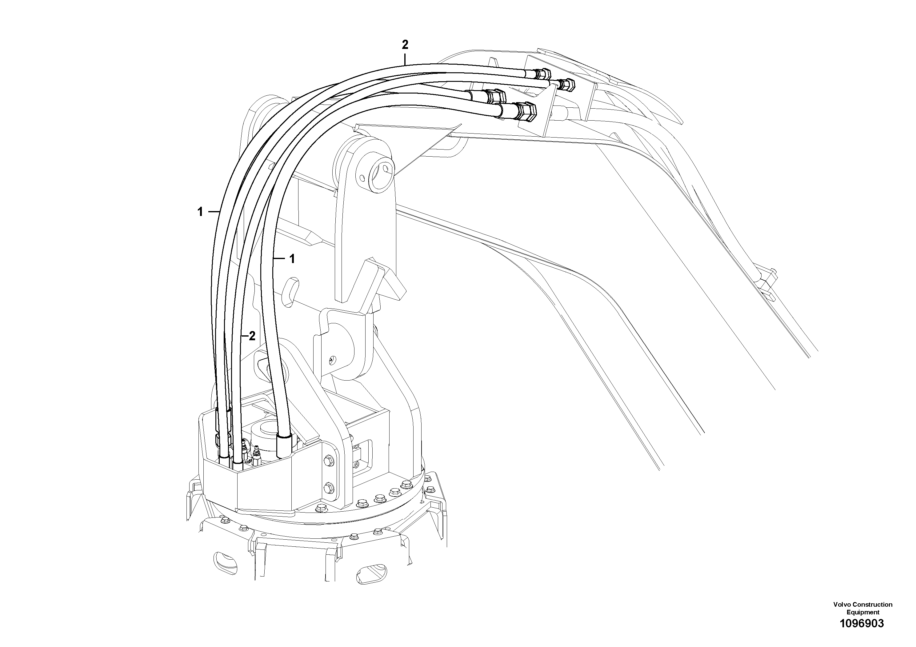 Timing gear casing VOE14726212 VOLVO