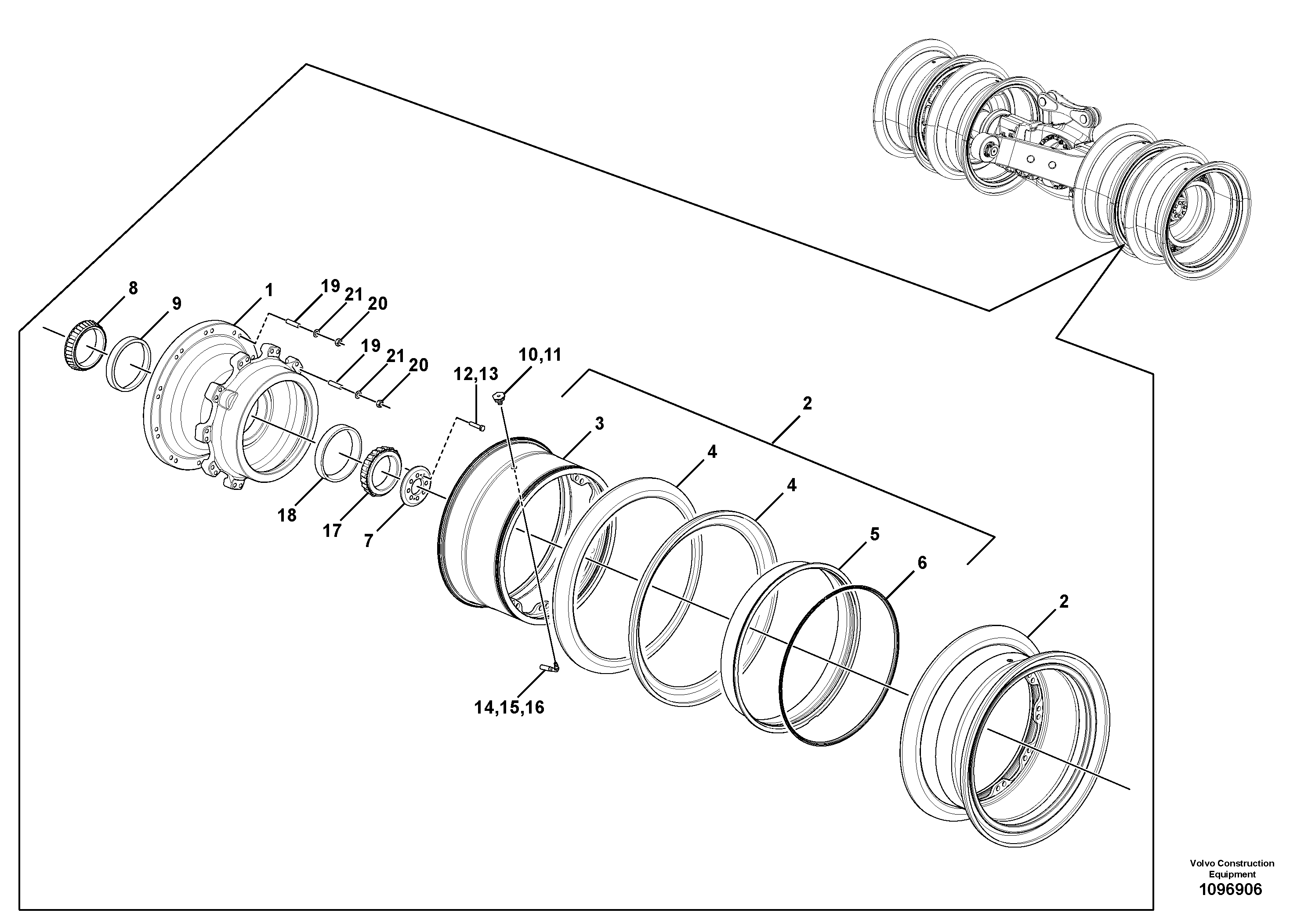 Lock Ring TEL15409512 VOLVO