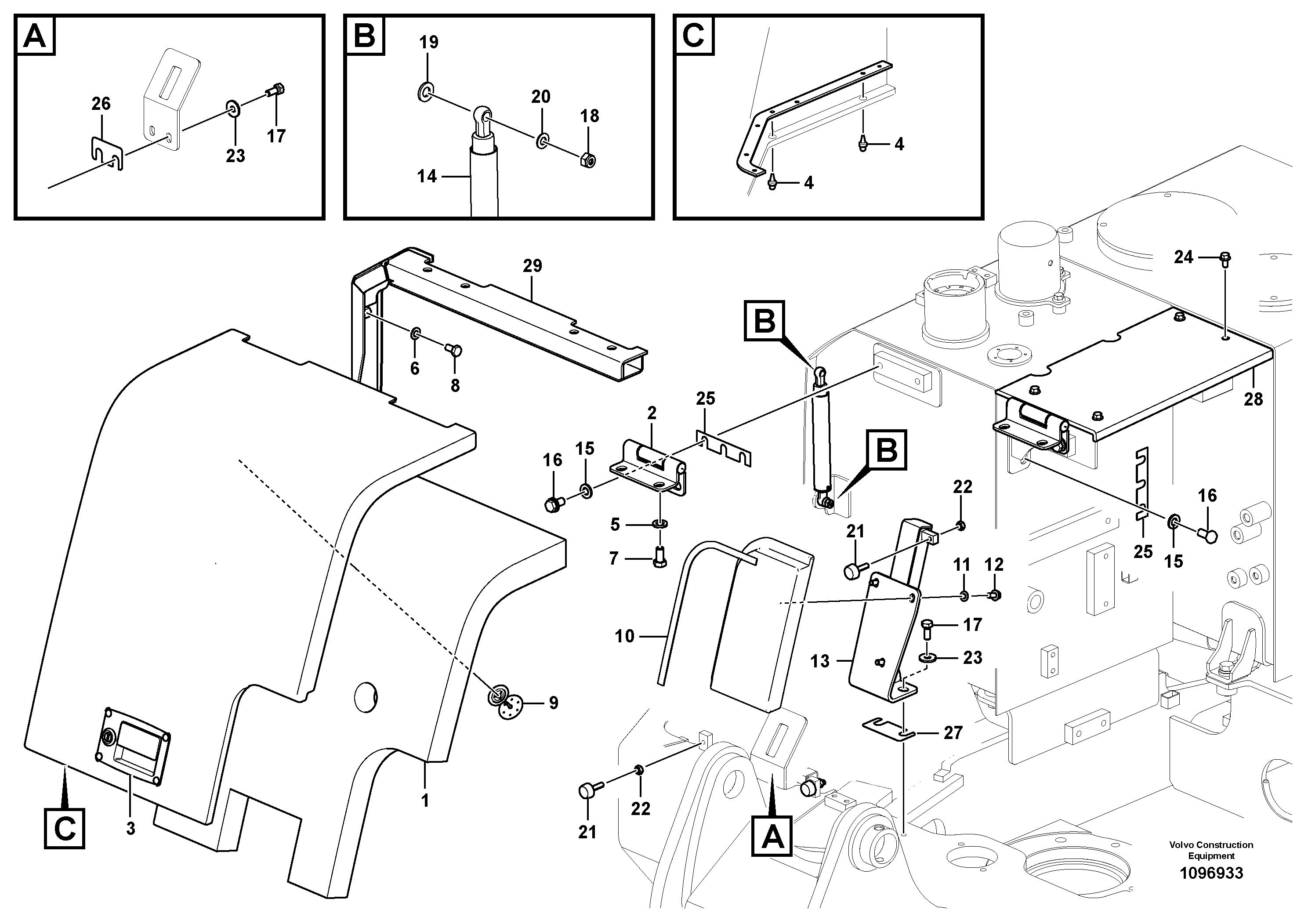 Microswitch VOE14693375 VOLVO