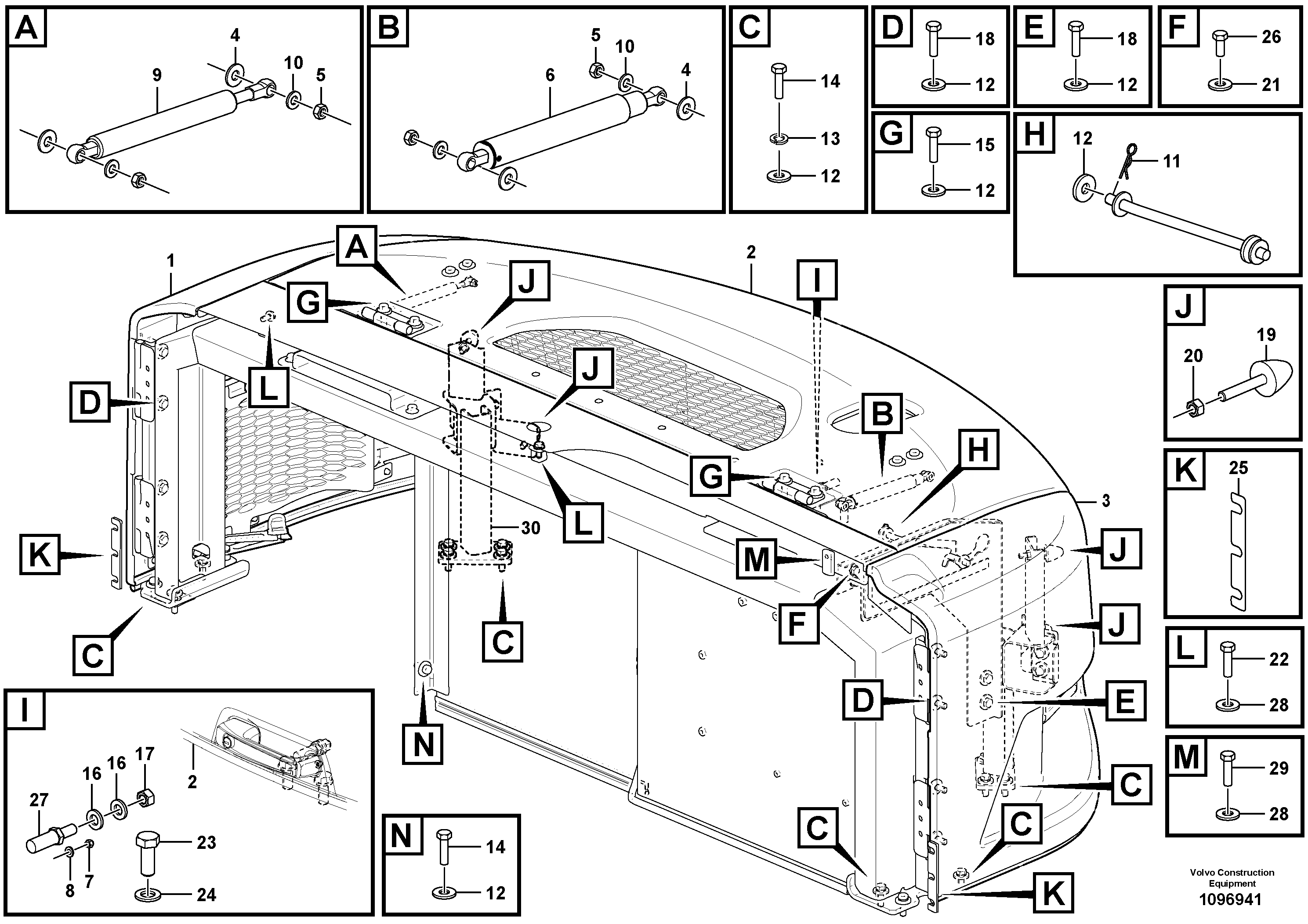 Hood VOE14713354 VOLVO