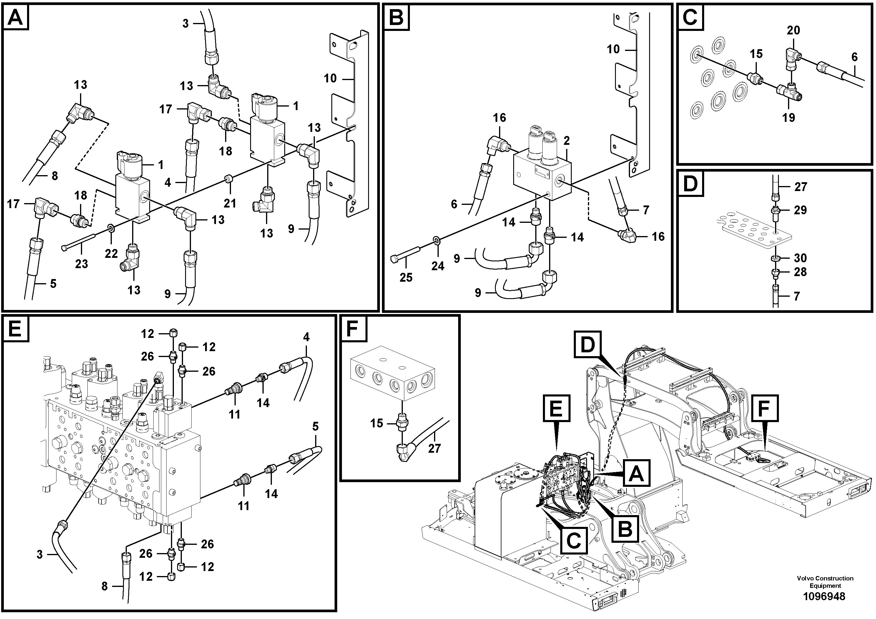 Seat frame VOE14728737 VOLVO