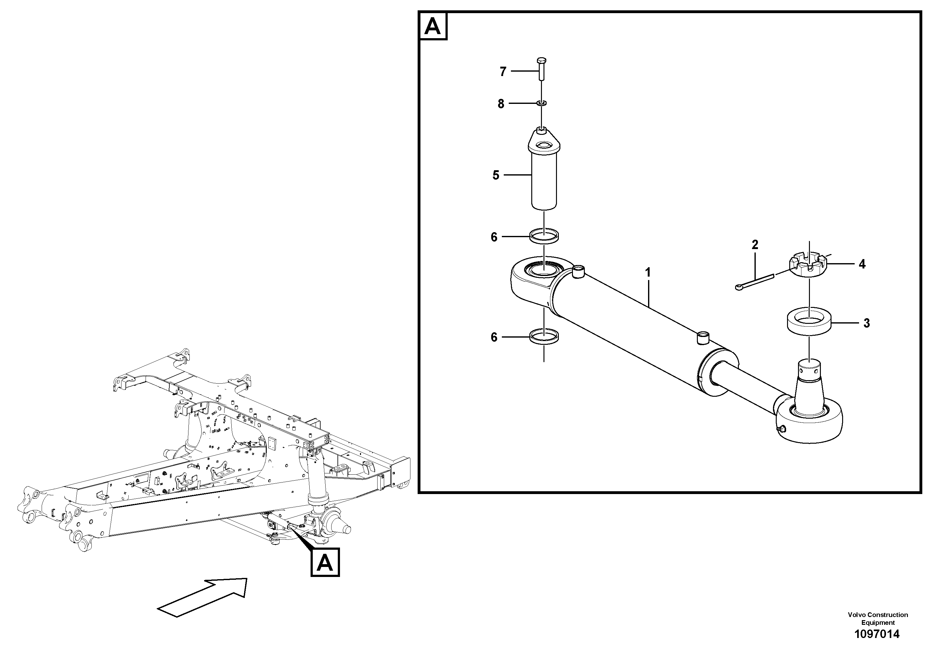 Digging Arm TEL15411800 VOLVO