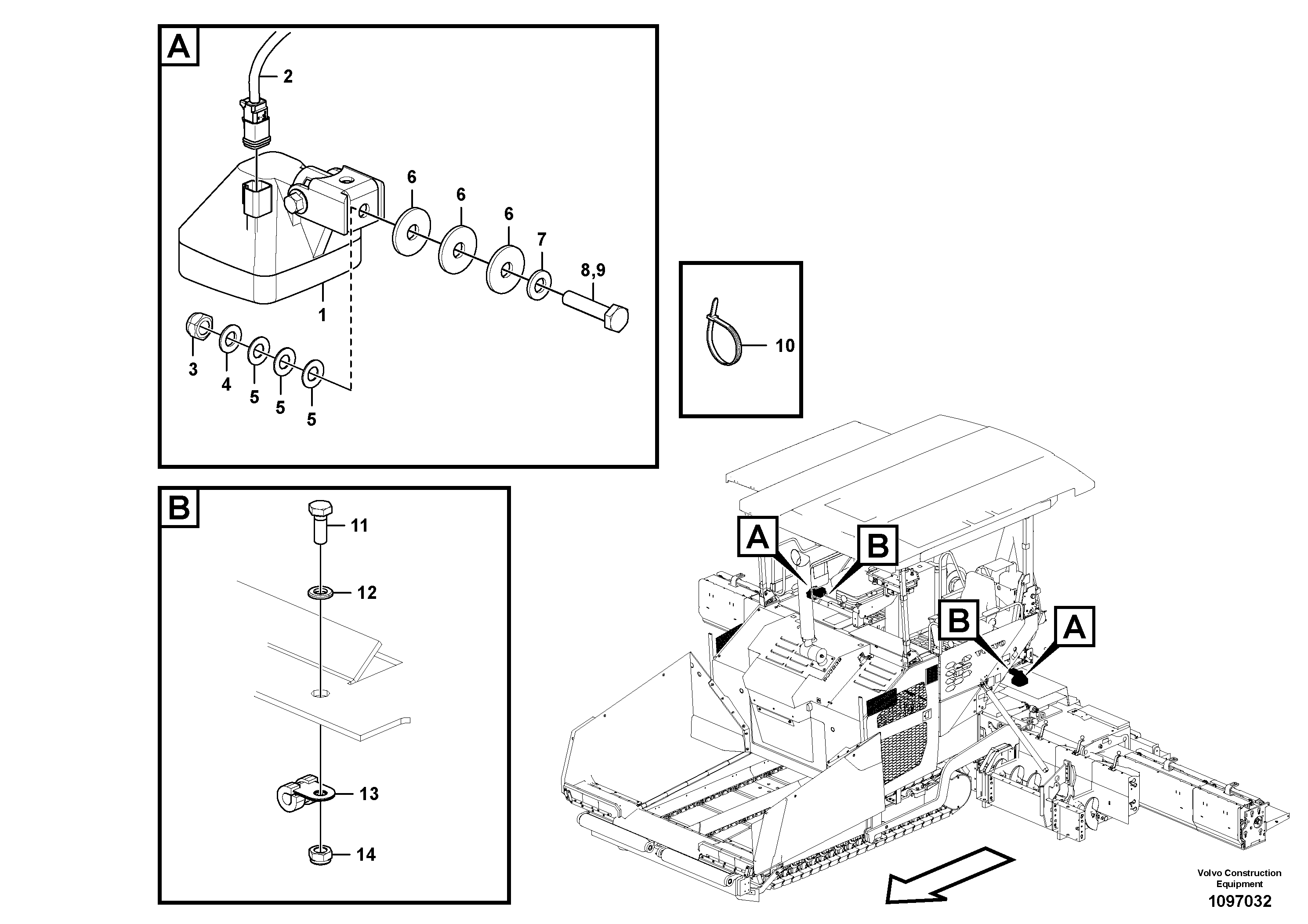 Radio Support VOE12813156 VOLVO