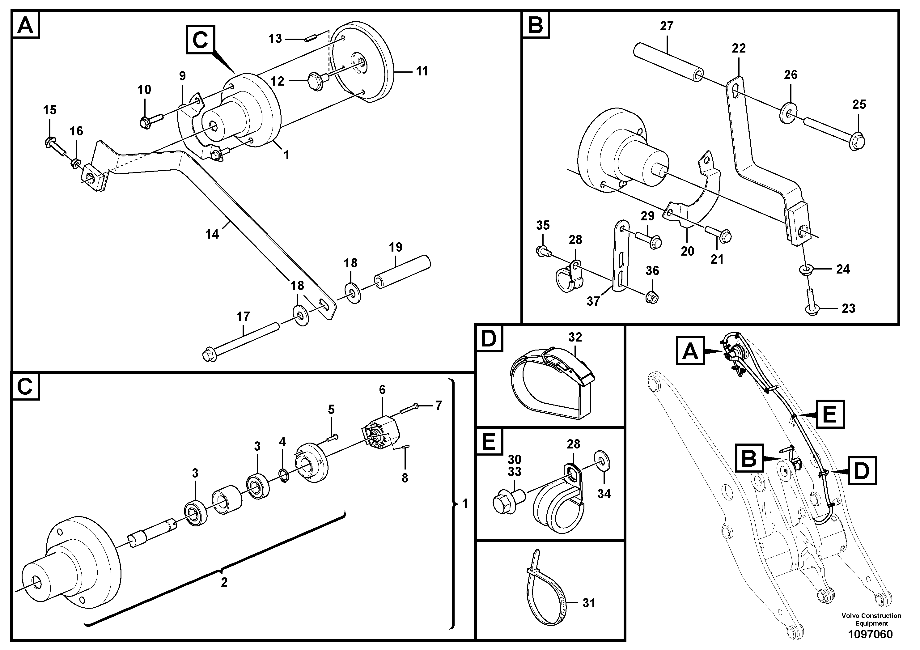 Digging Arm VOE16912754 VOLVO