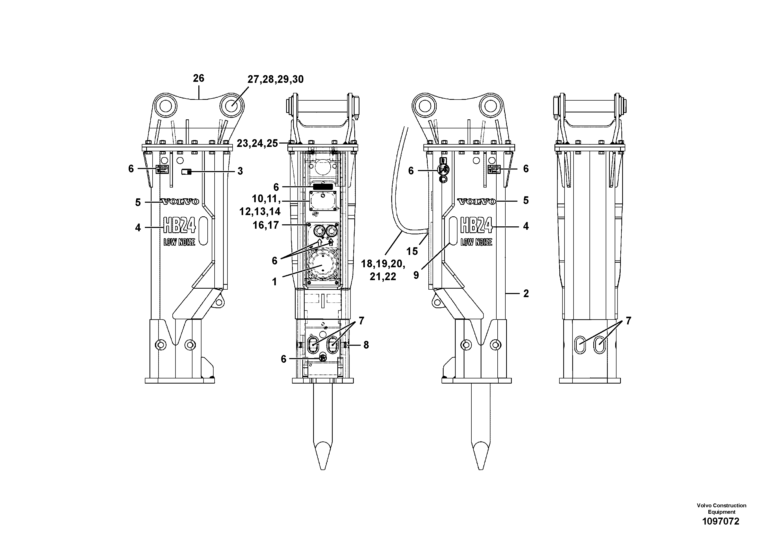 Cylinder Block VOE17427852 VOLVO