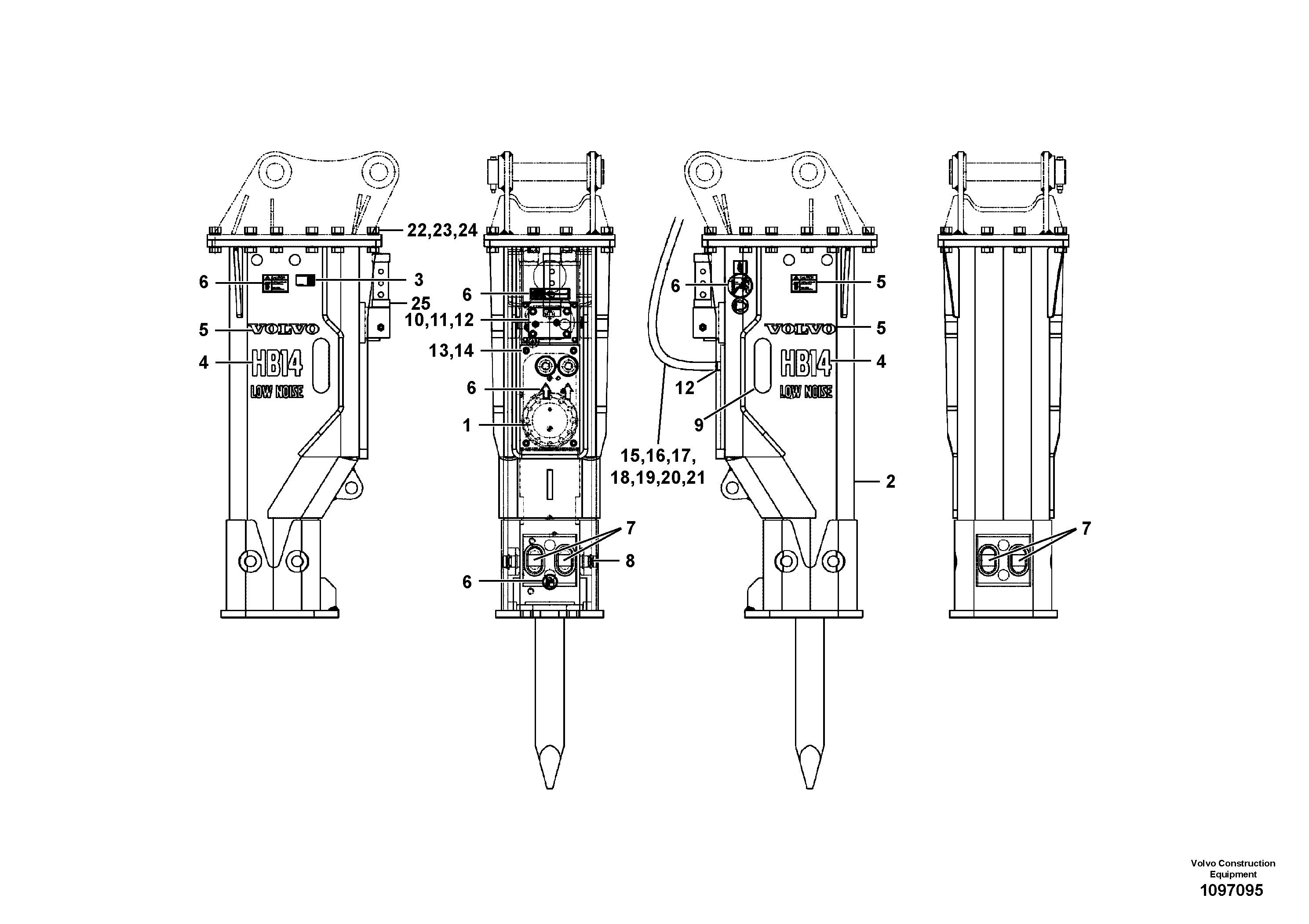 Cylinder Block VOE17427832 VOLVO