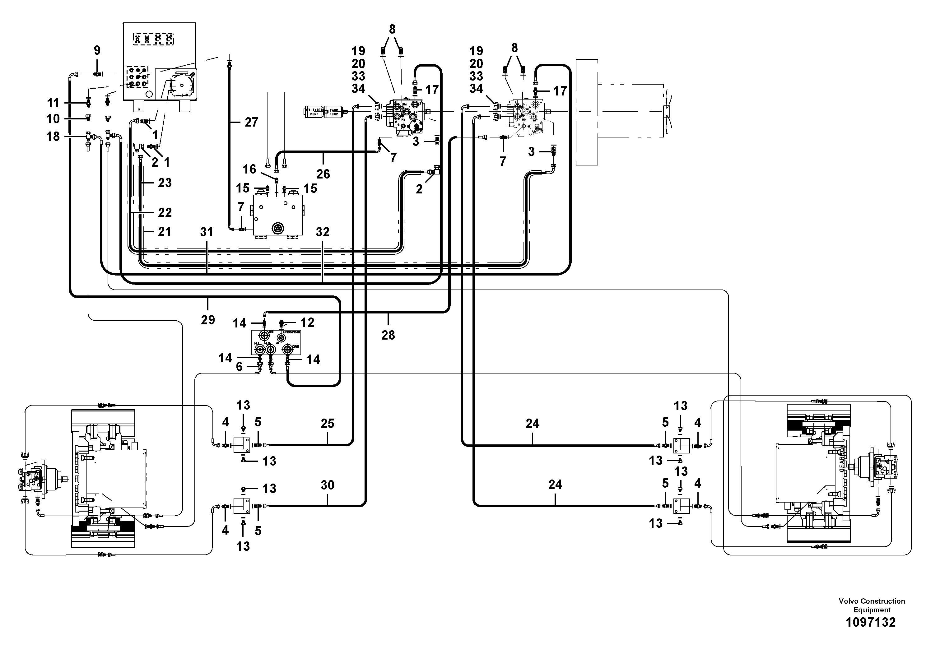 Timing gear casing VOE12840938 VOLVO