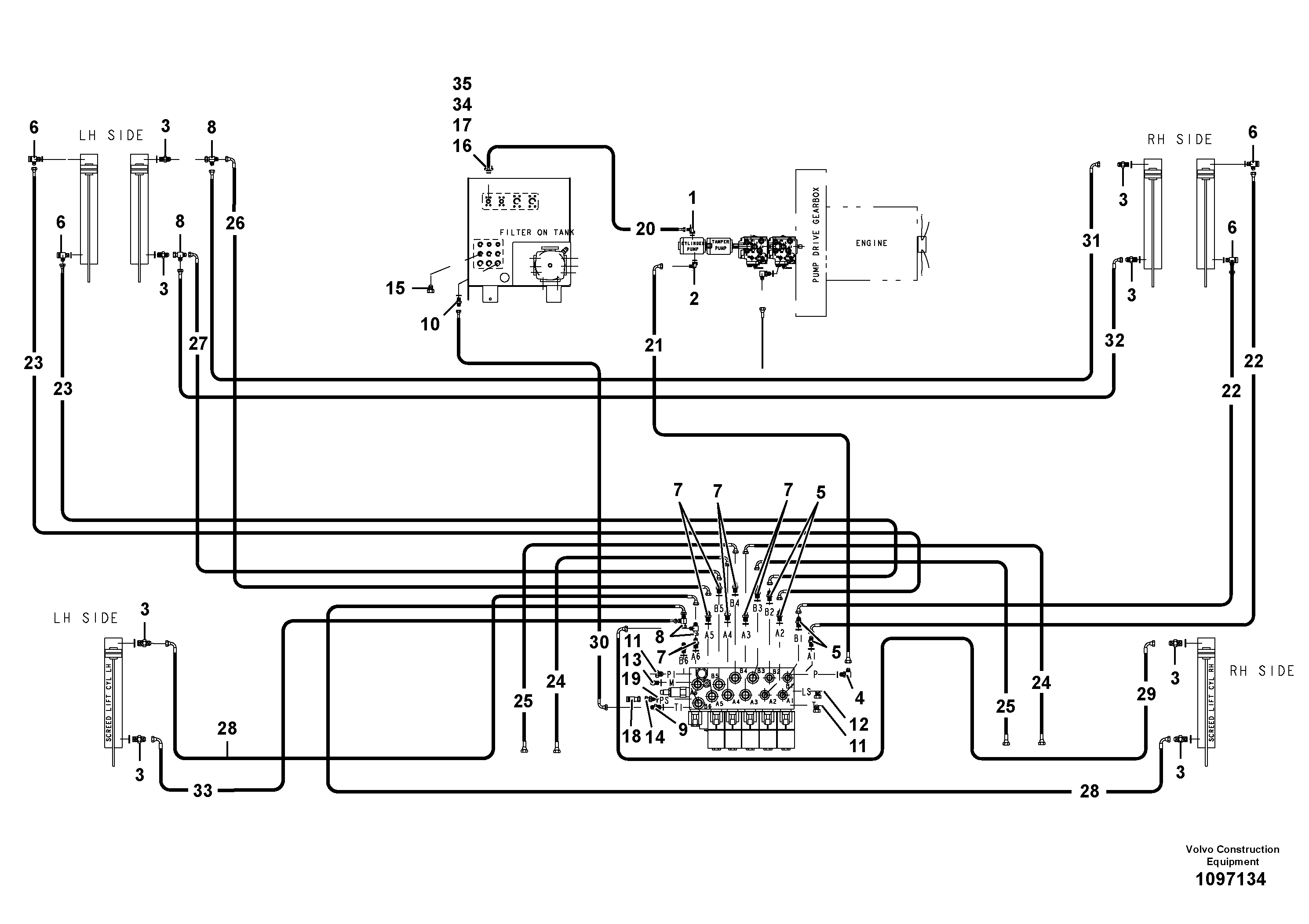 Timing gear casing VOE12840930 VOLVO