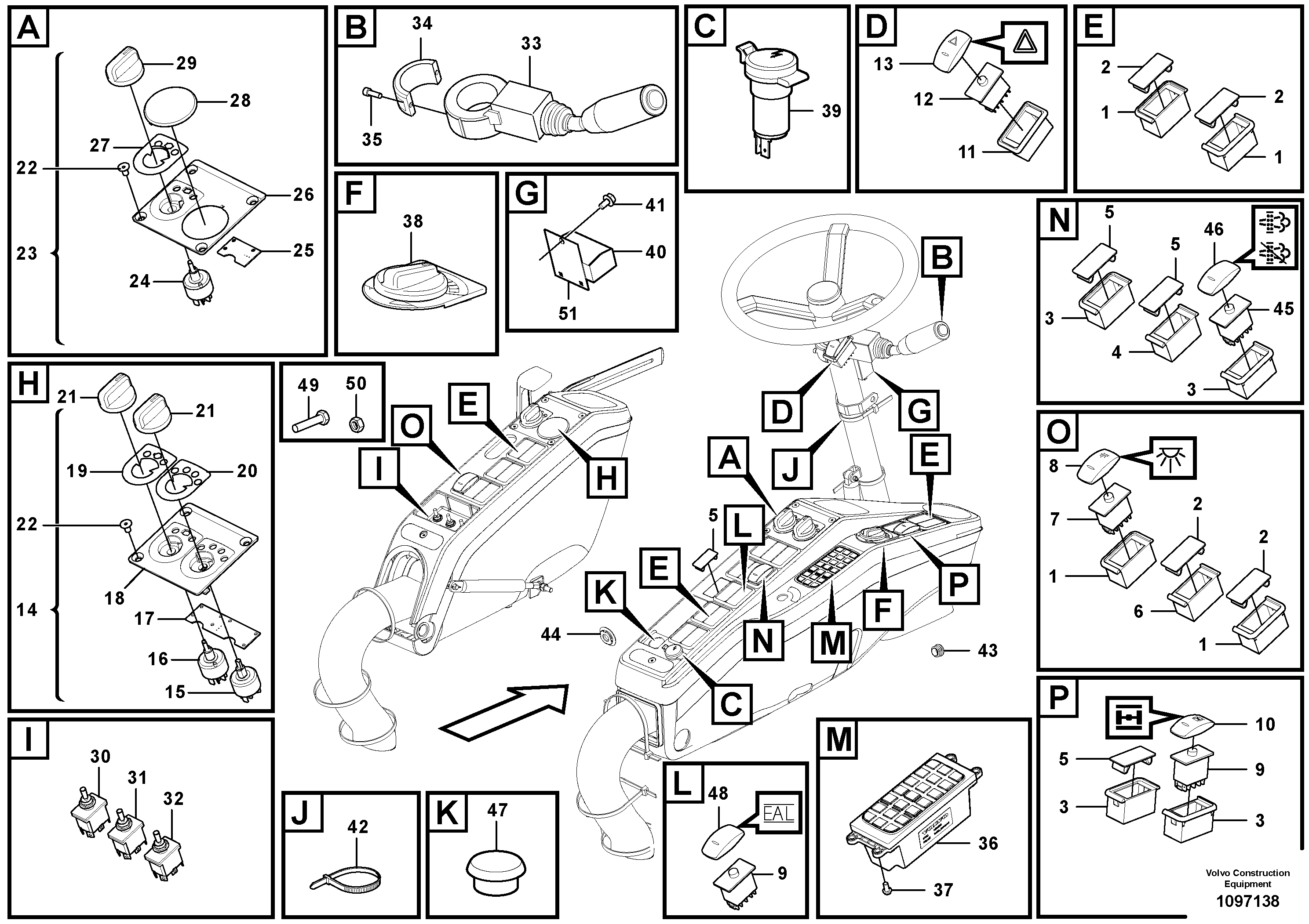 Seat frame VOE14599063 VOLVO