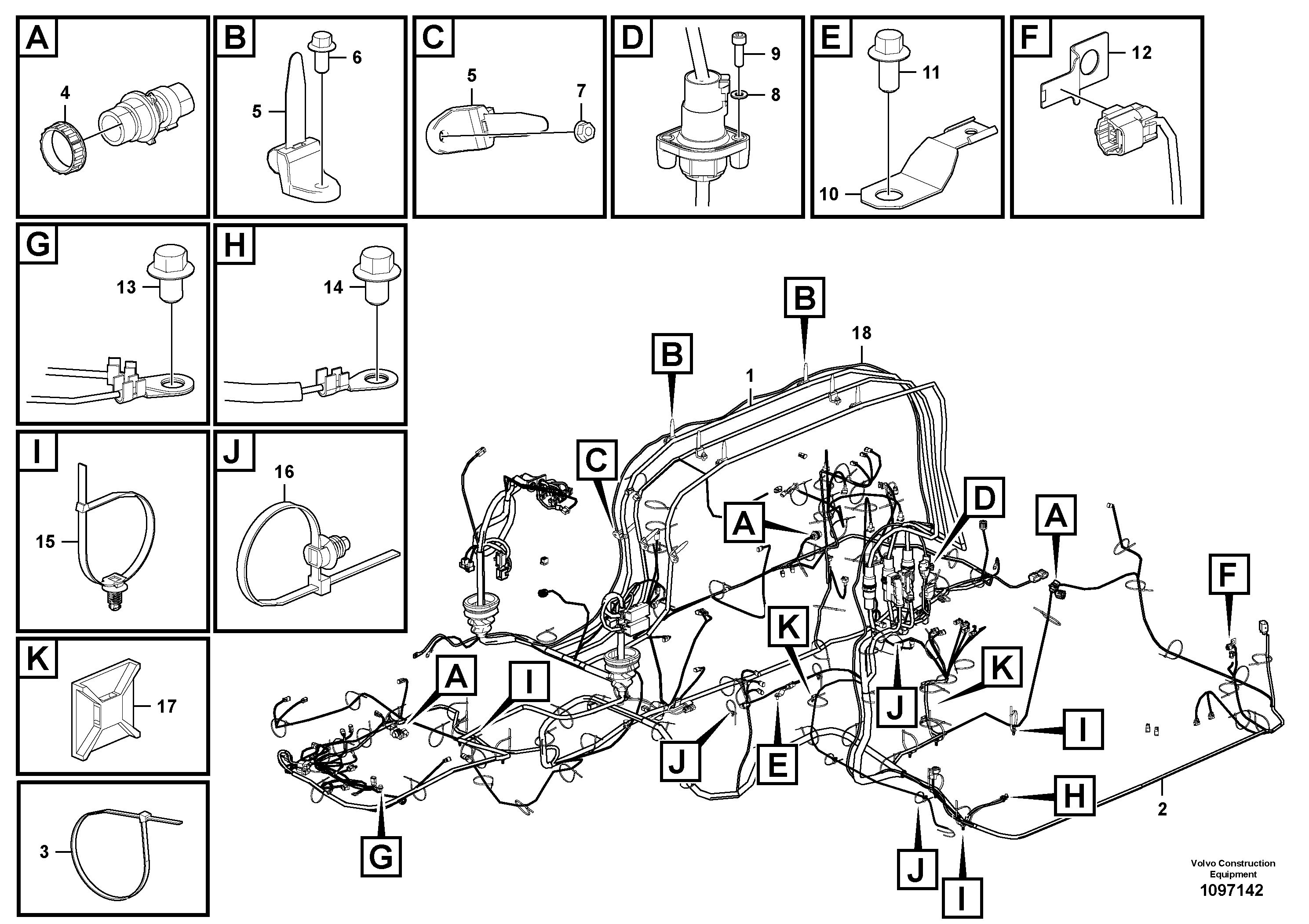 Radio Support VOE14732823 VOLVO