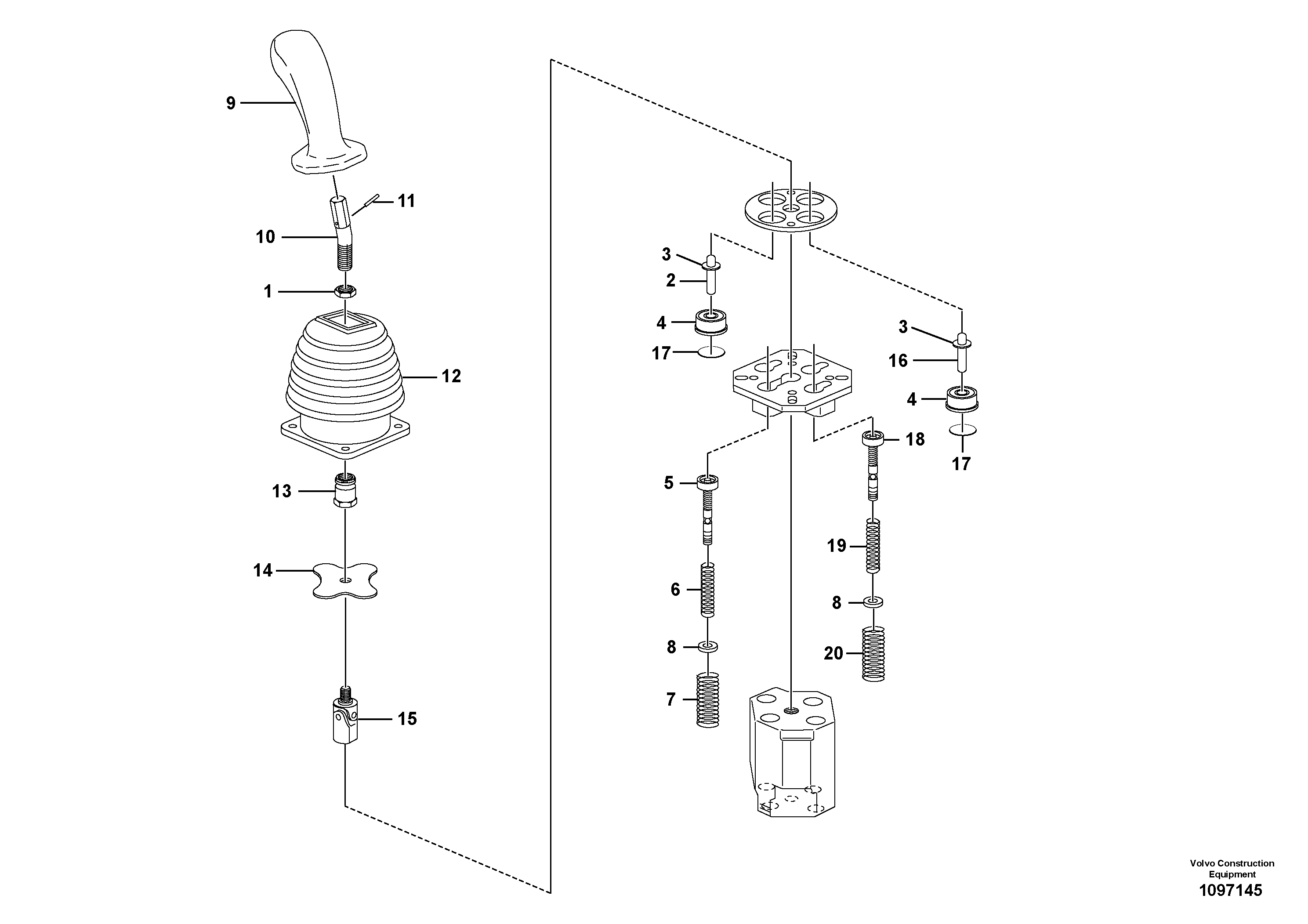 Map Read Lamp RM/VOE14700355 VOLVO