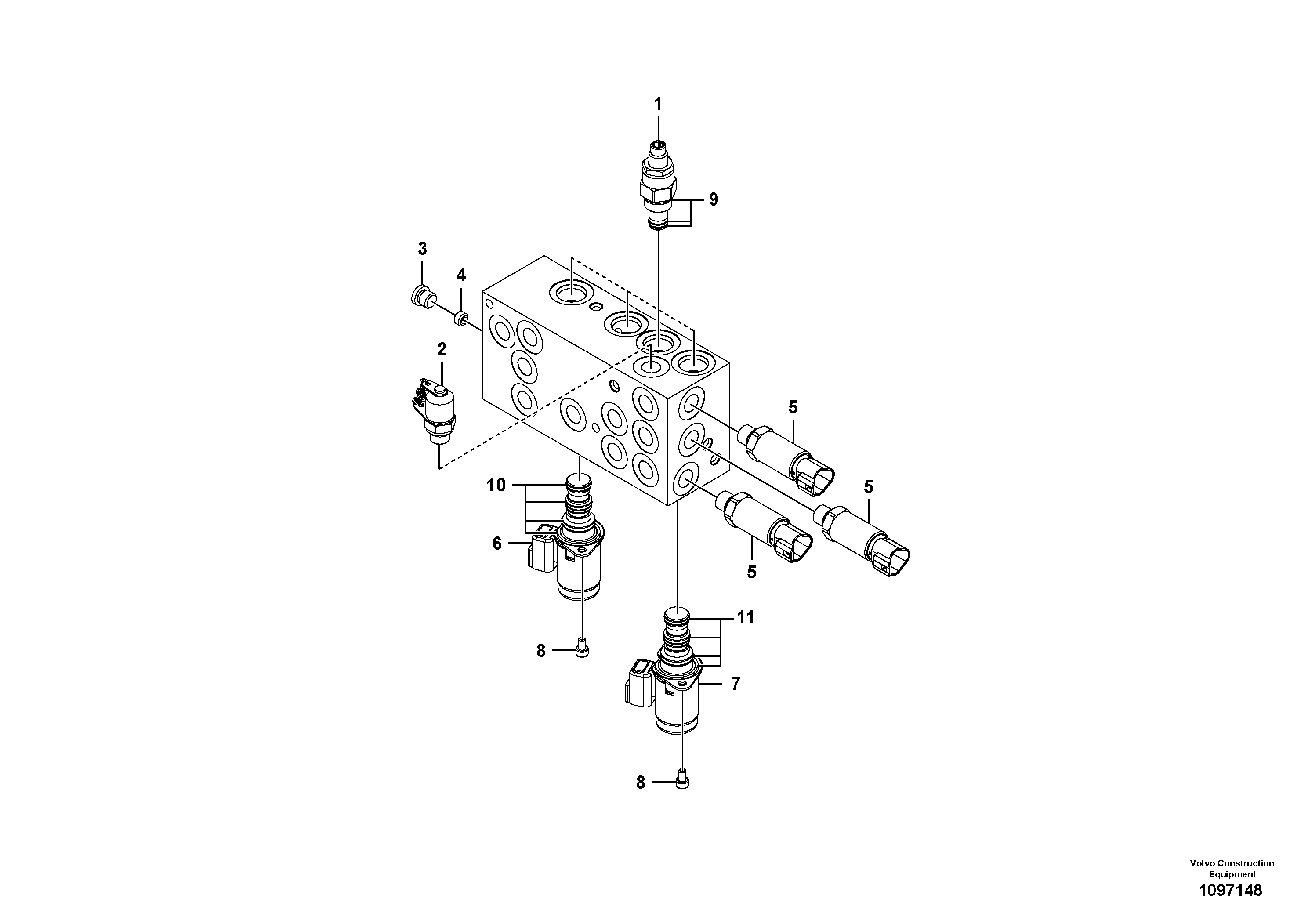 Ключевой жетон VOE17499654 VOLVO