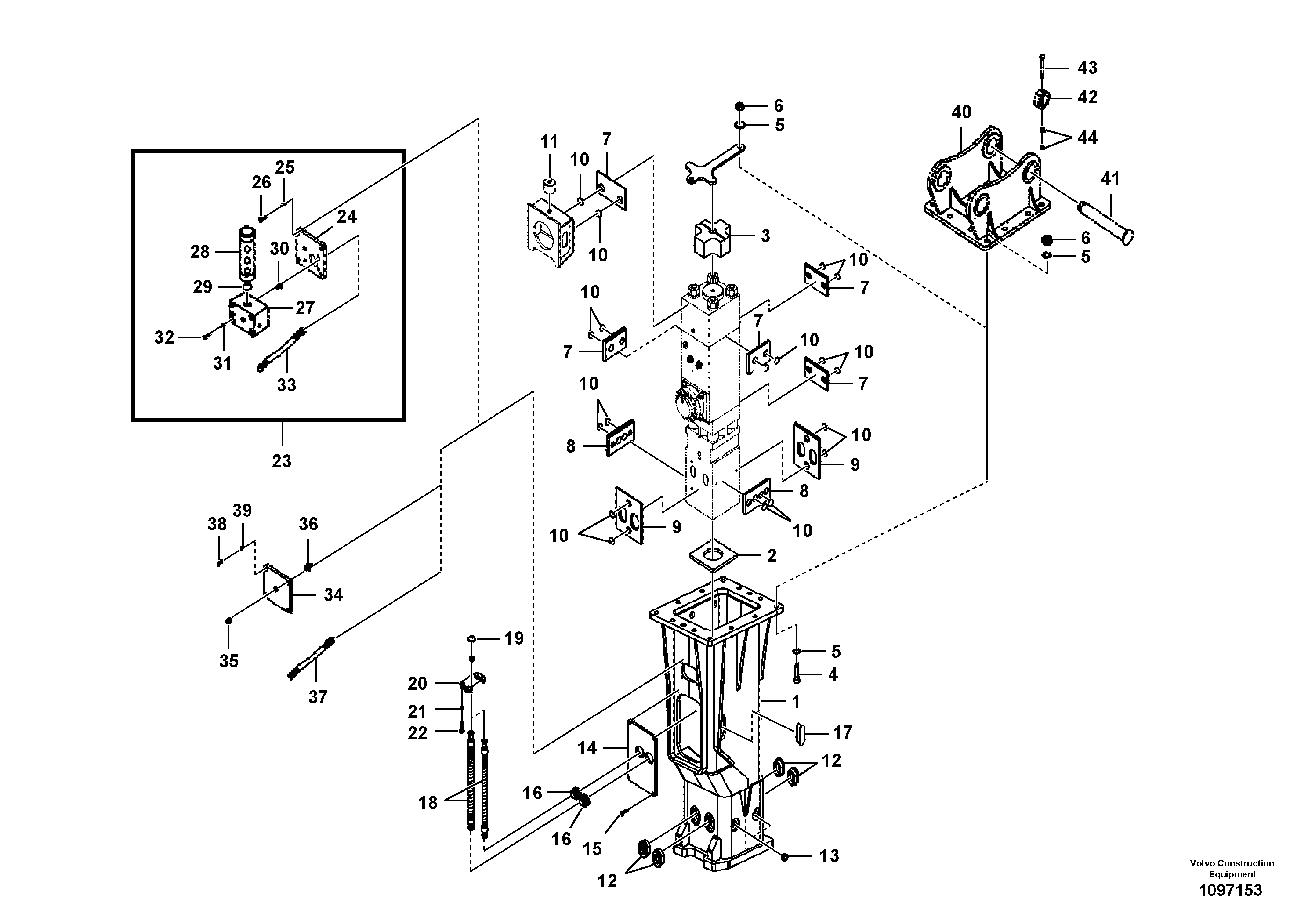 Flange Cap Nut VOE14741344 VOLVO