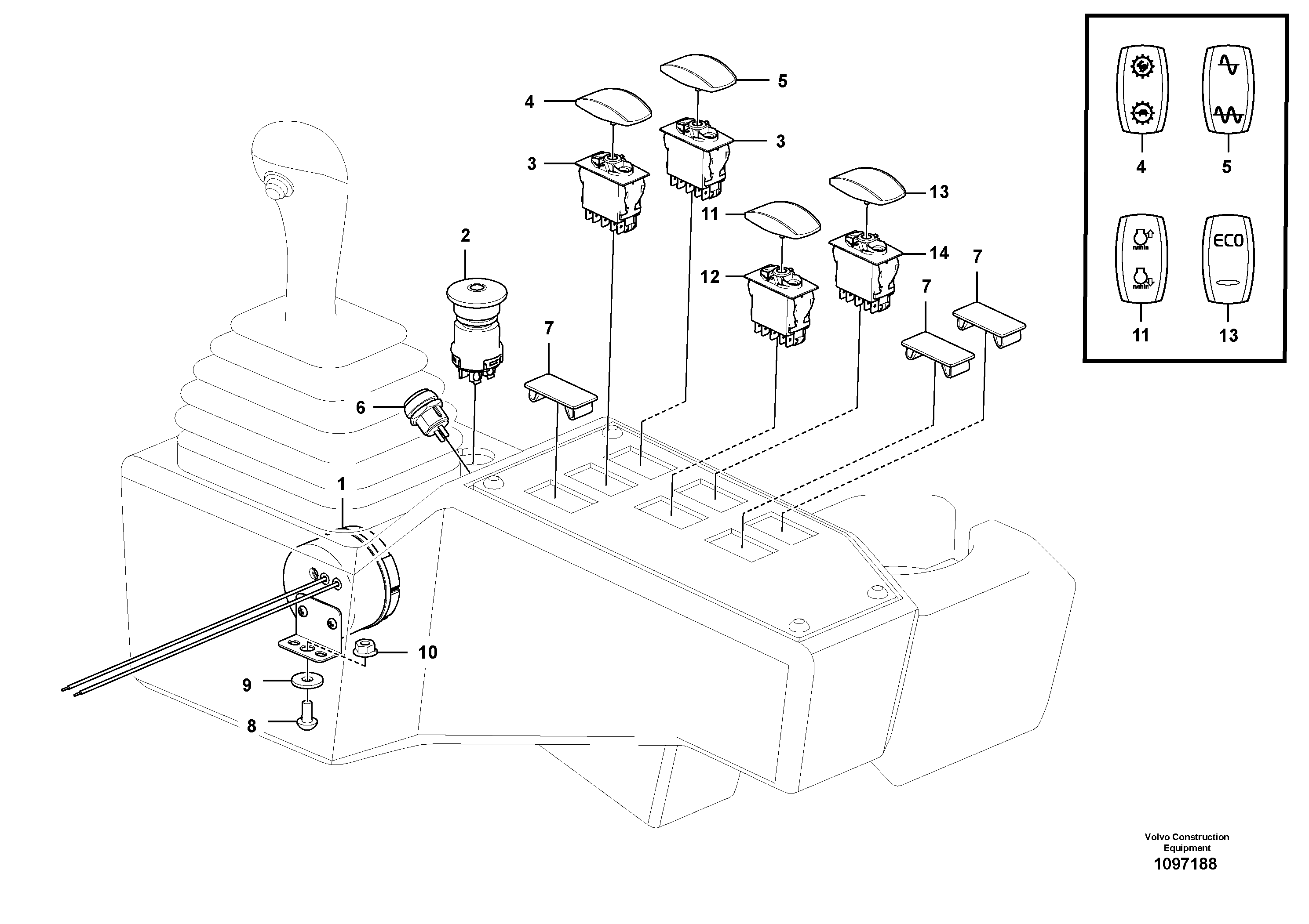 Swing bearing VOE16051536 VOLVO