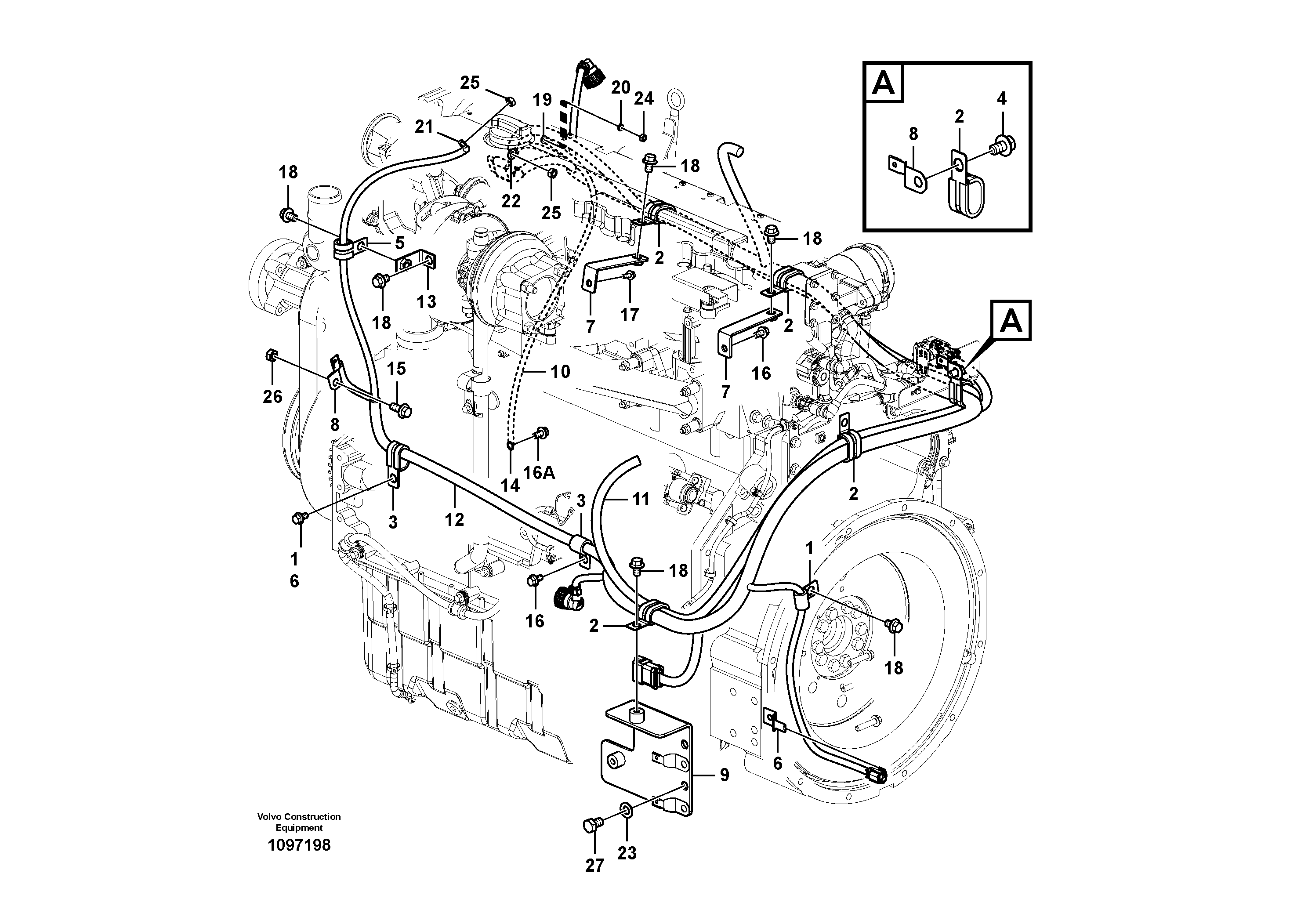 Support Leg VOE14649158 VOLVO