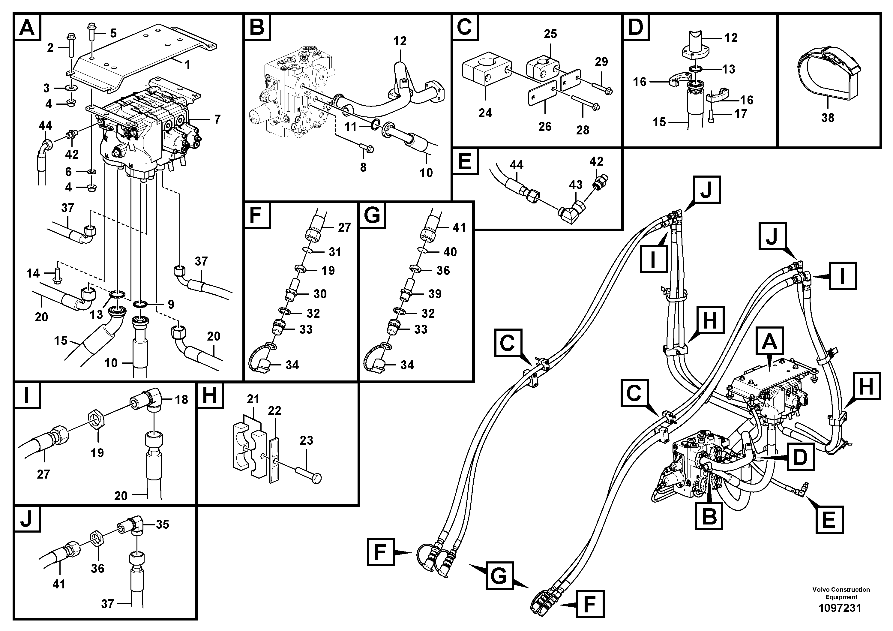 Timing gear casing VOE15800695 VOLVO