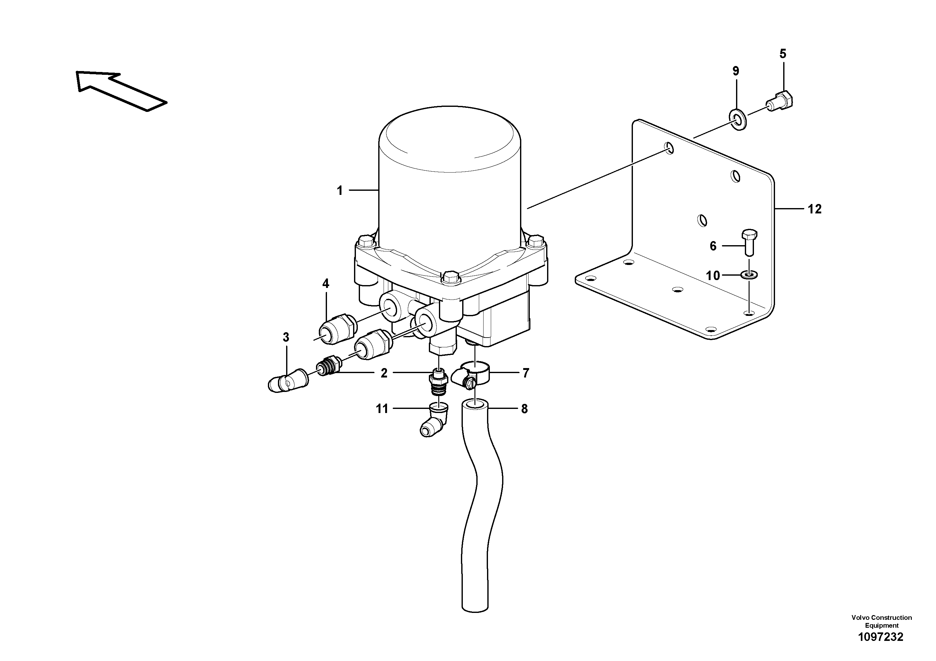Seat frame VOE14692491 VOLVO
